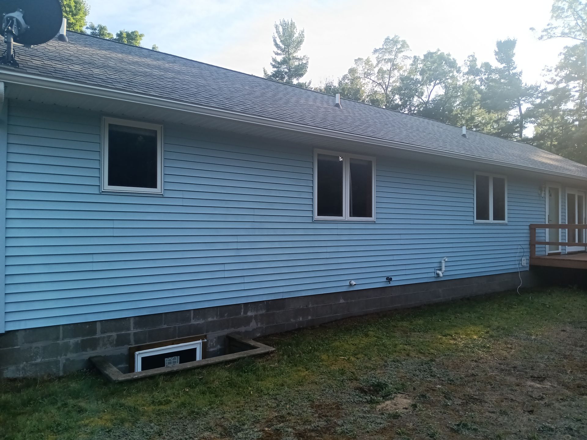 Deck staining and exterior foundation painting! by Gordon Painting