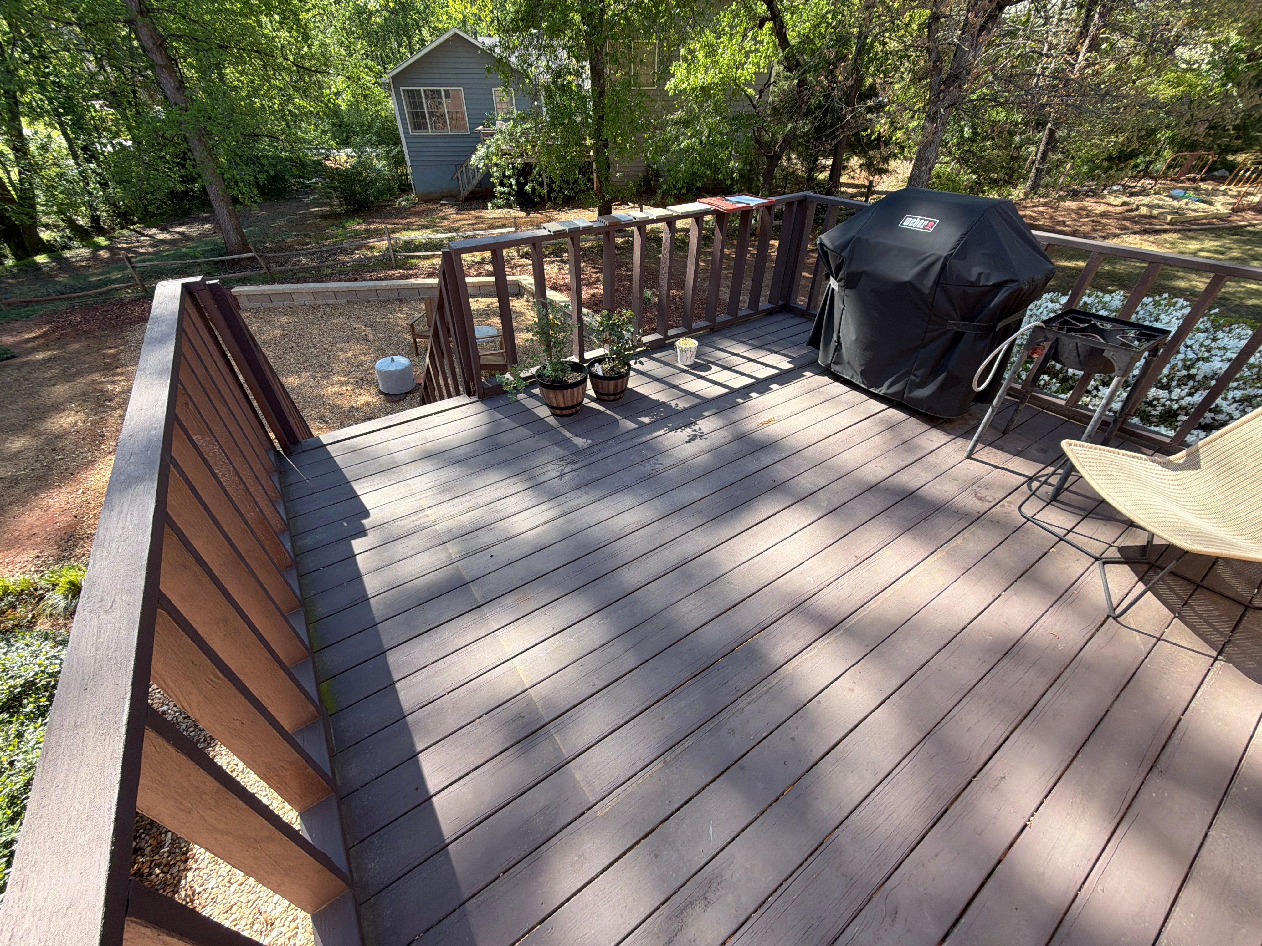 Lawrenceville, GA Deck Rebuild using Deckorators Venture Series and Pressure Treated Pine by Nelson Exteriors 