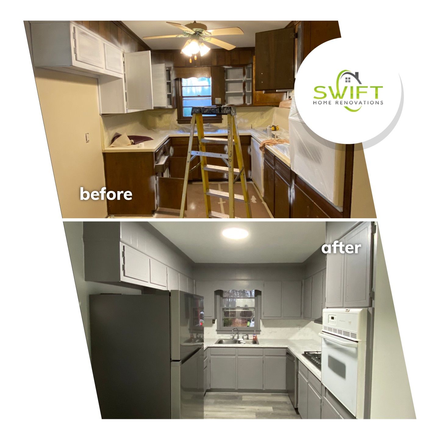Interior Remodeling and Flooring Update Throughout Kennesaw Home by Swift Home Renovations