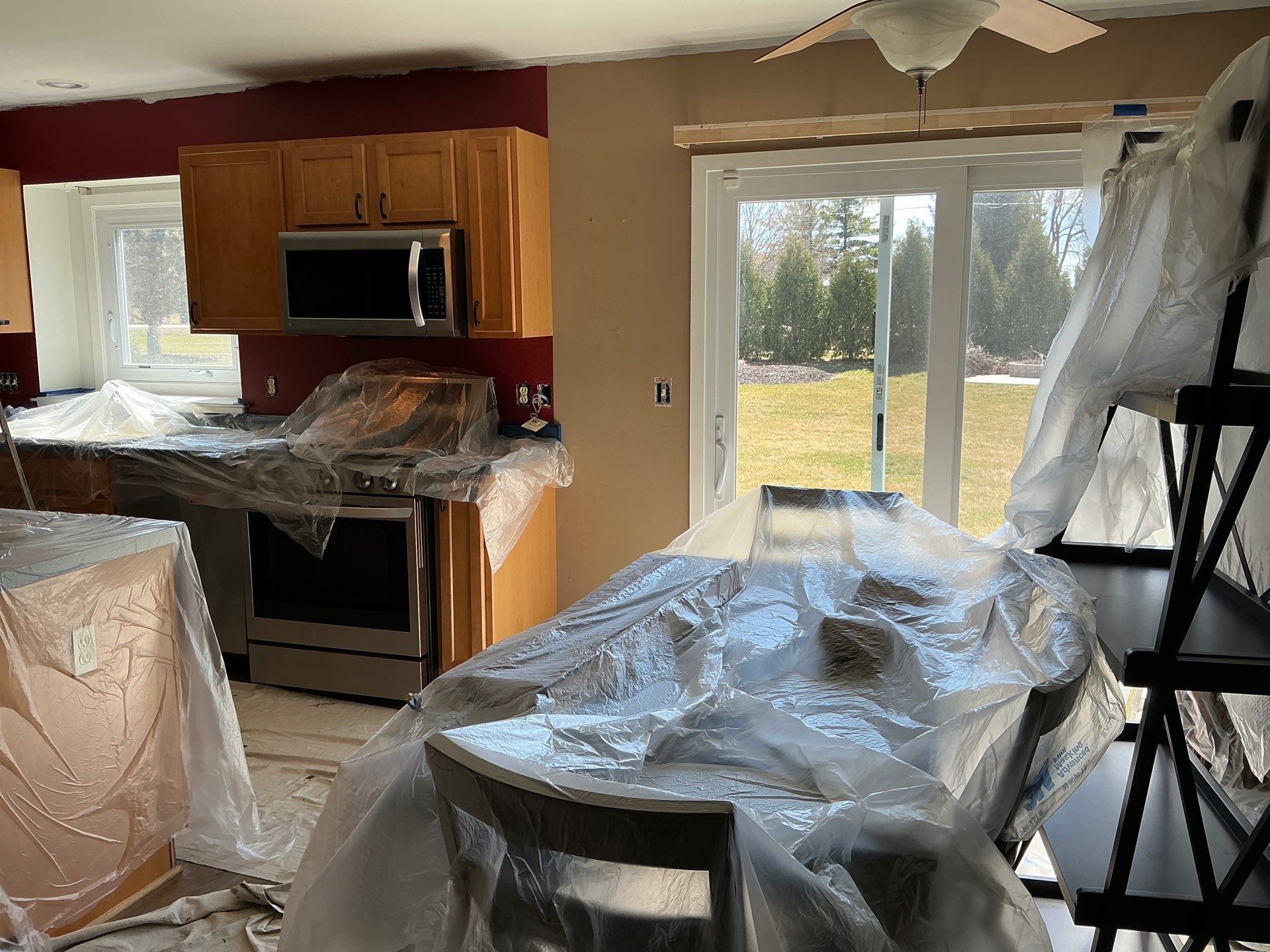 Interior Kitchen and Hallway Painting Project in Salem Lakes by OCS Contracting Services
