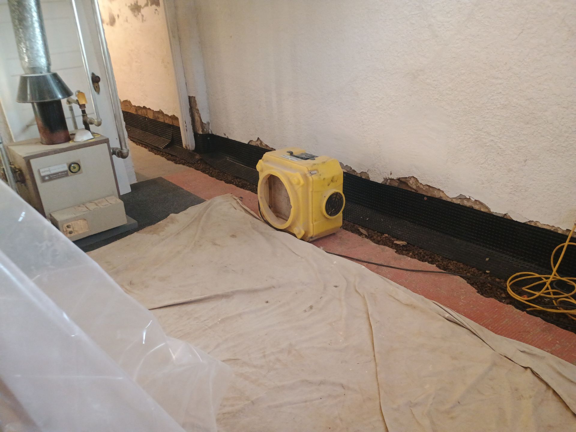 Basement Waterproofing in South MPLS for Andrew by Waterproofing Northeast