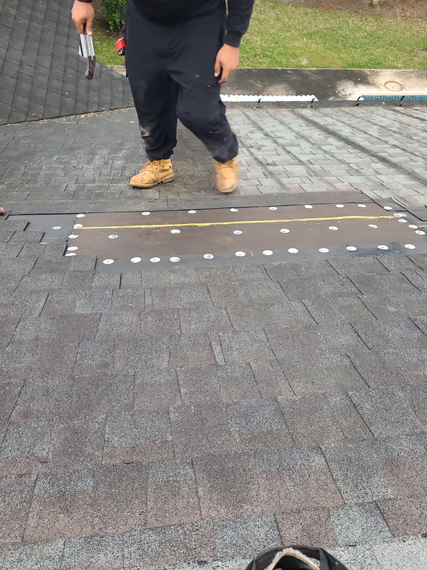 Residential Shingle Roof Repair and Driveway Coating in Royal Palm Beach by Aastro Roofing