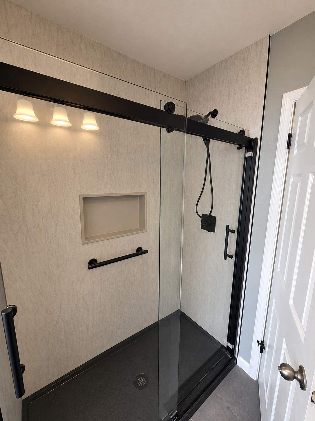 San Antonio Small Bathroom Remodel | Tub-to-Shower Conversion by Legacy Bath and Kitchen