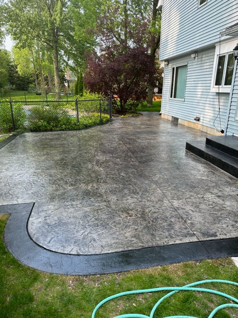 Stamped Concrete by Ivy Lea Construction