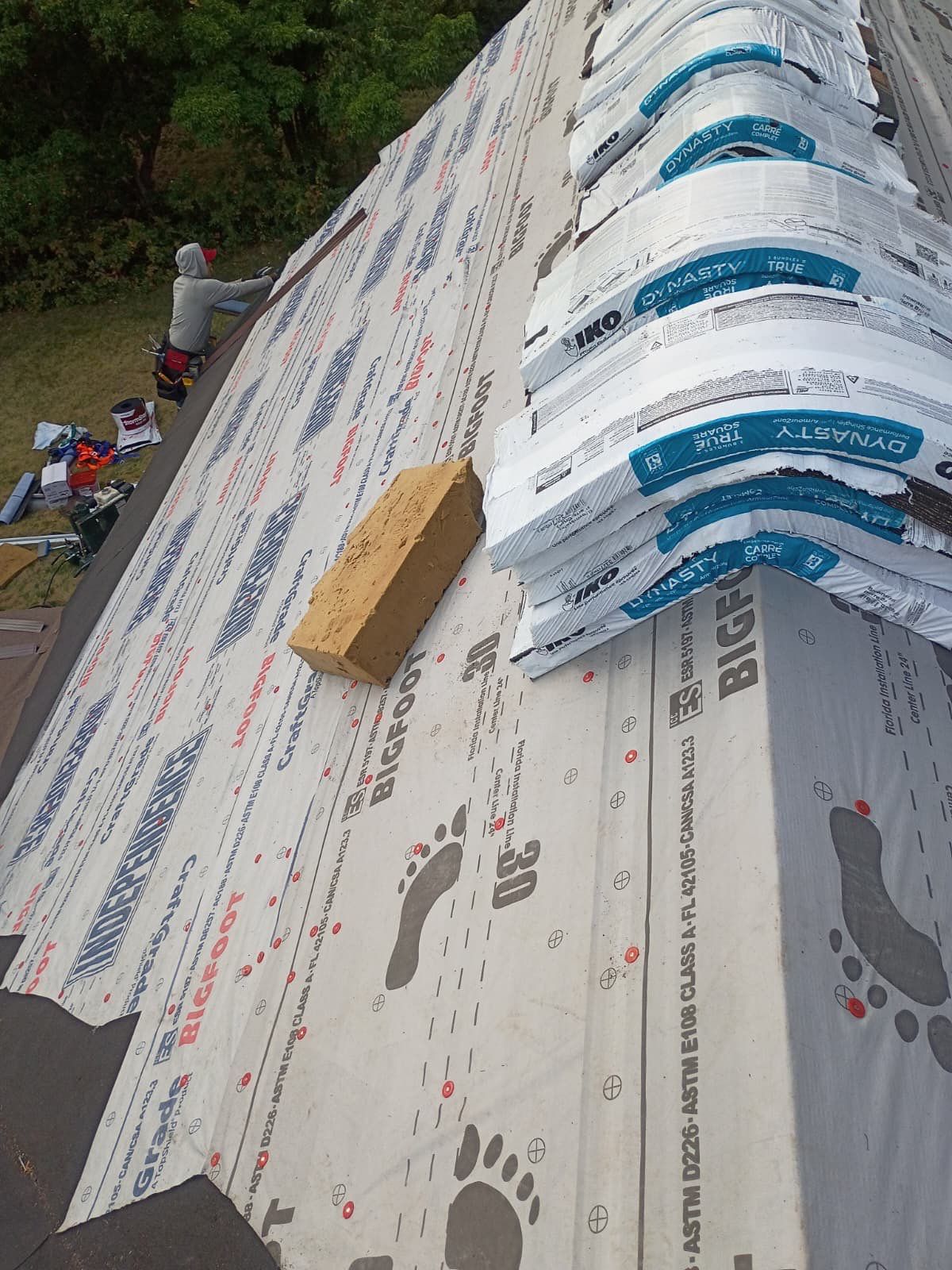 Architectural Shingle Roof Replacement for Boise Log Cabin Home by Olive Roofing