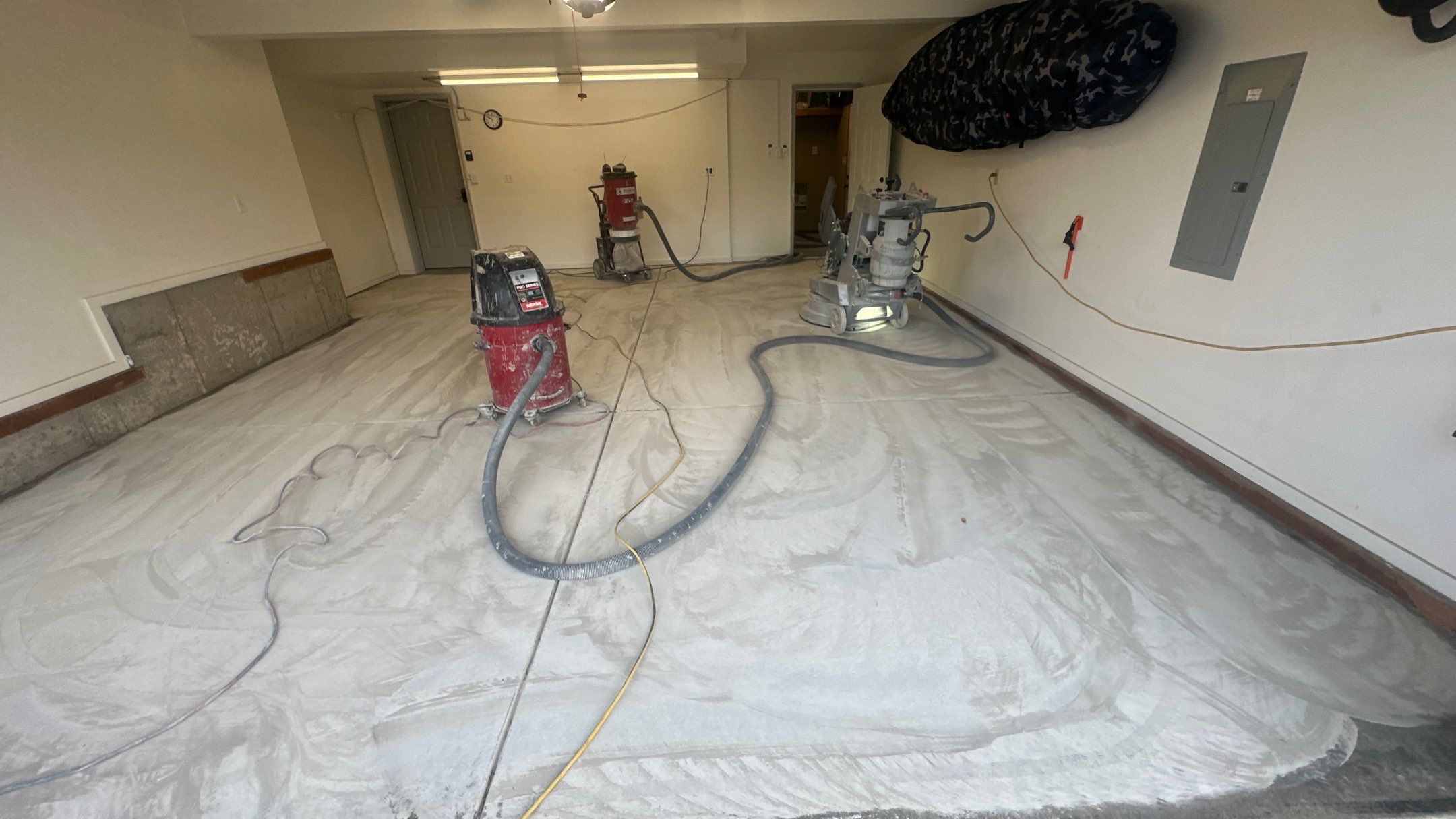 Garage Transformation using 1/8 Tidal Wave by Croc Coatings, LLC