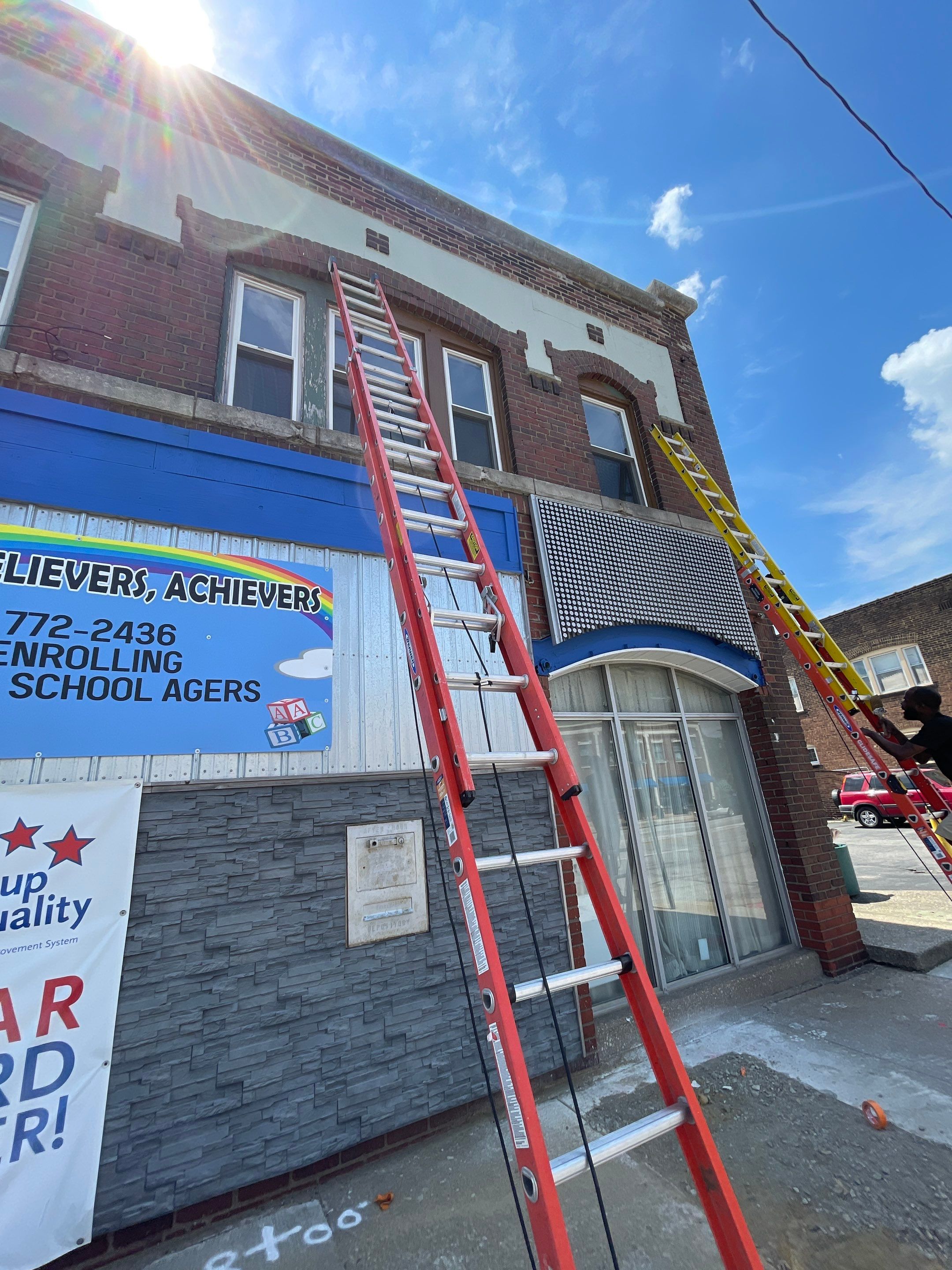Commercial Exterior Painting using High Quality Sherwin Williams Paints by Callaway Contracting LLC