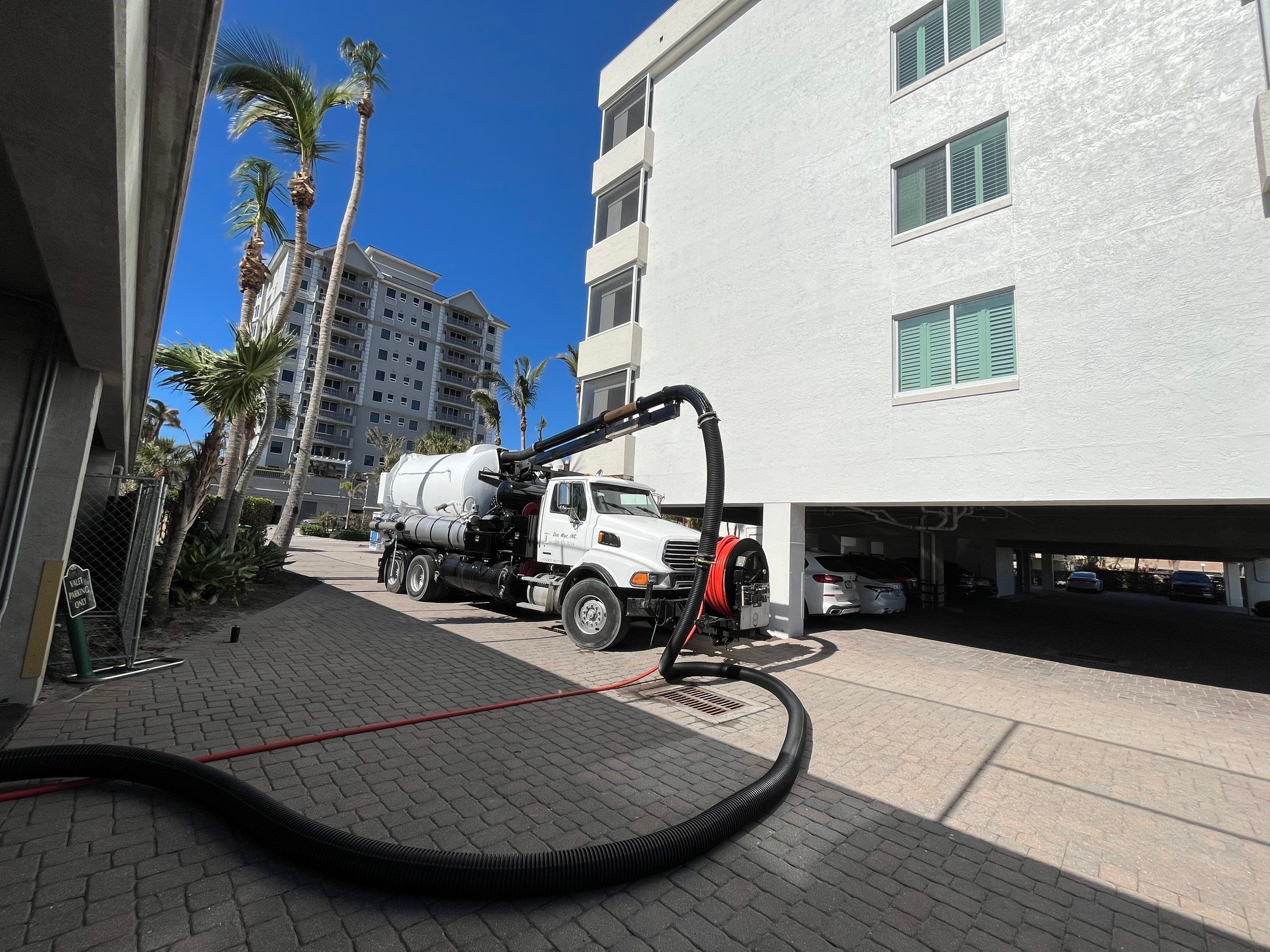 Condo Storm Water System Cleaning and Maintenance After Hurricane Ian by APS Power & Water