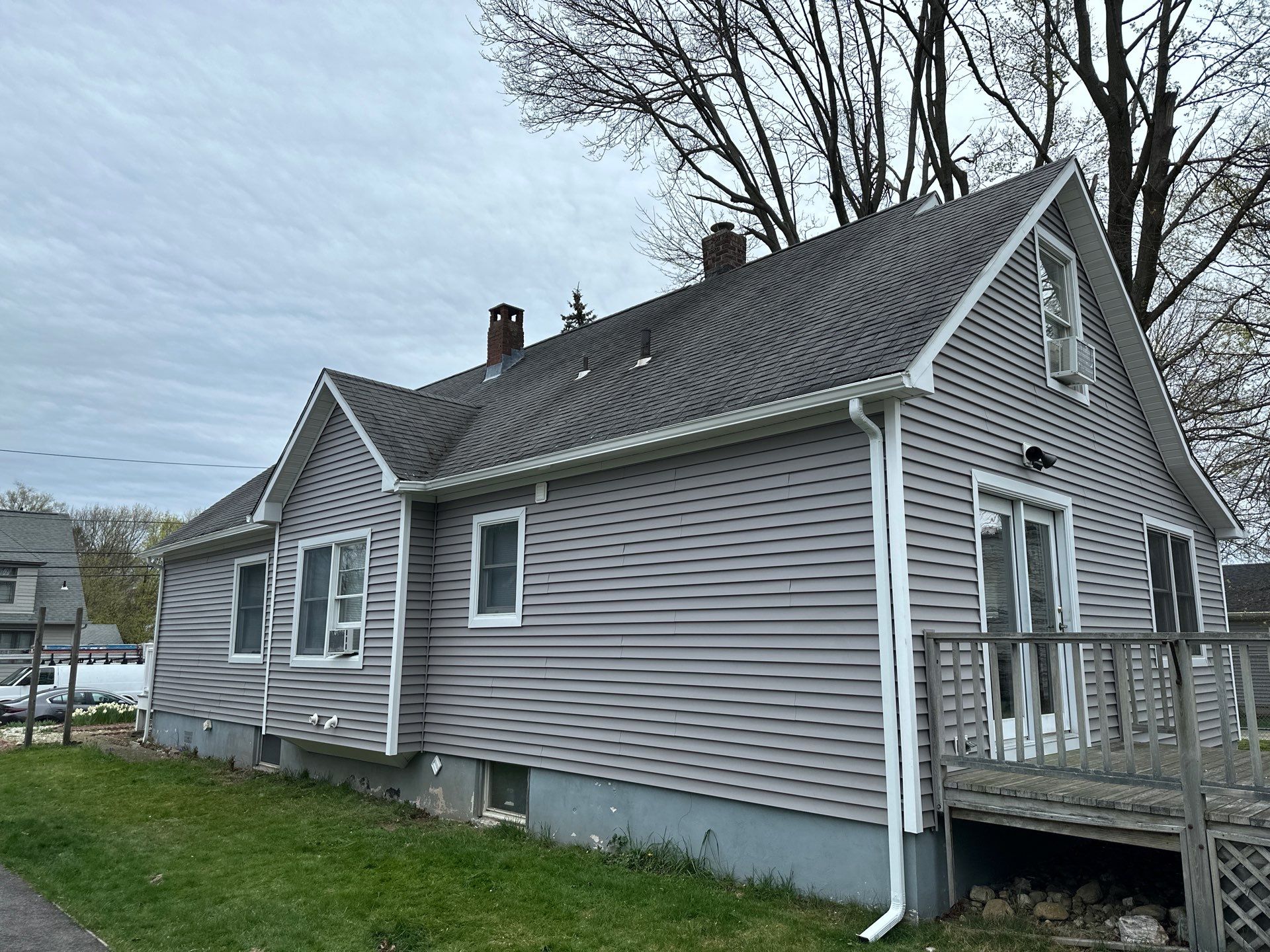 Siding Installation using Certainteed Monogram Granite Gray by A Plus Exterior