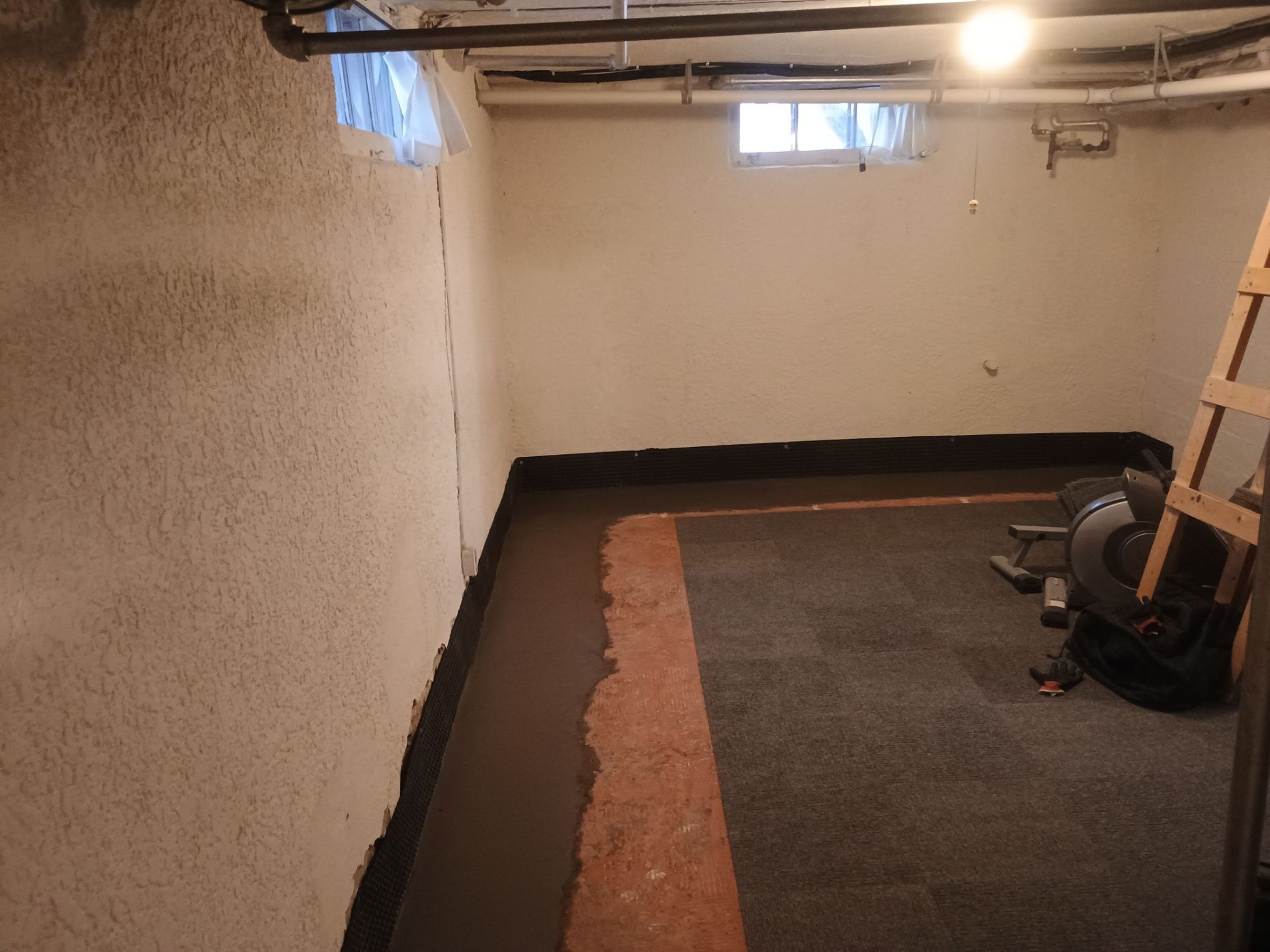 Basement Waterproofing in South MPLS for Andrew by Waterproofing Northeast