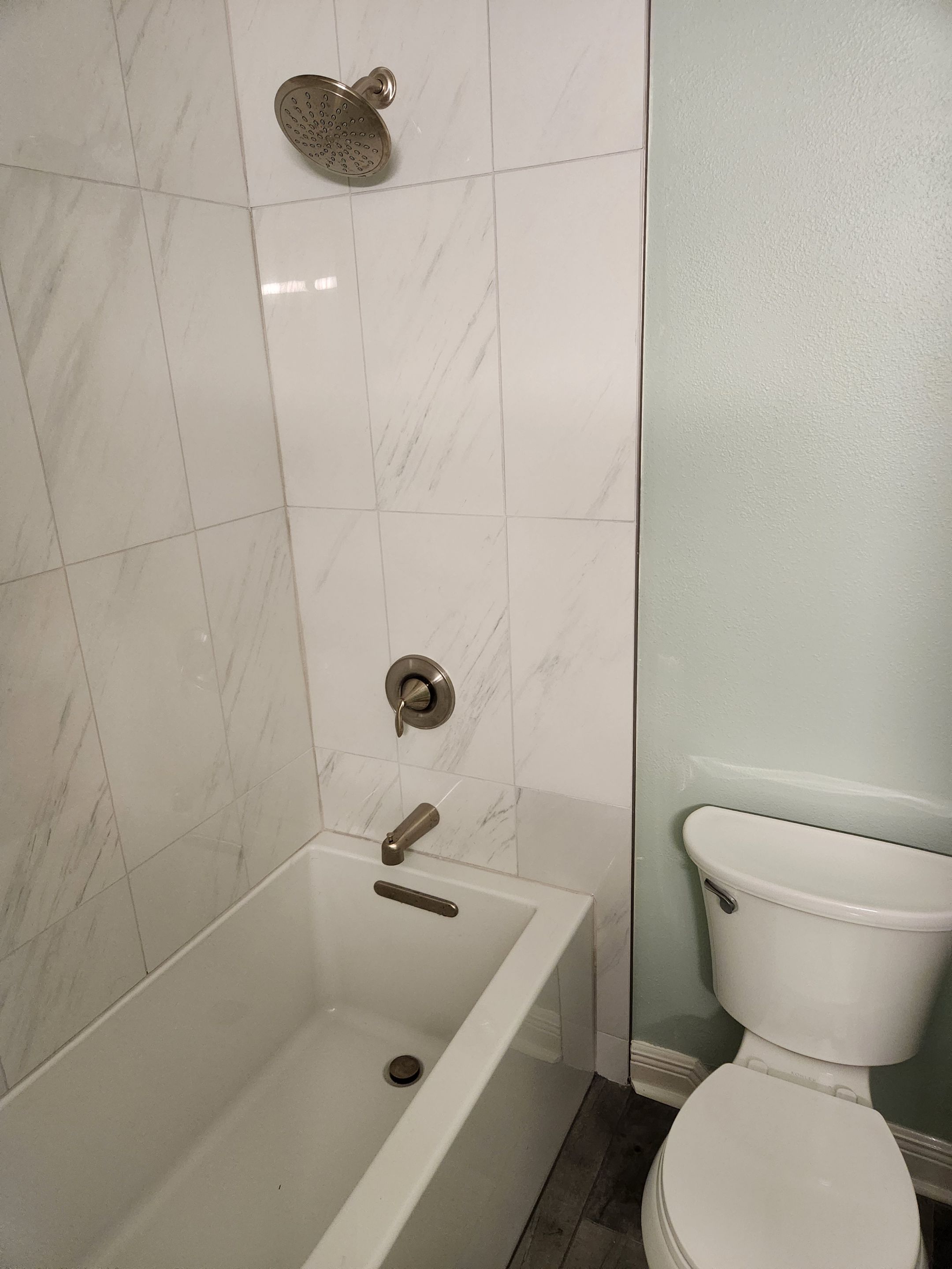 Austin Bathroom 2 and a half Remodel Featuring Tile and Custom Niches by RejuveNate Renovations LLC