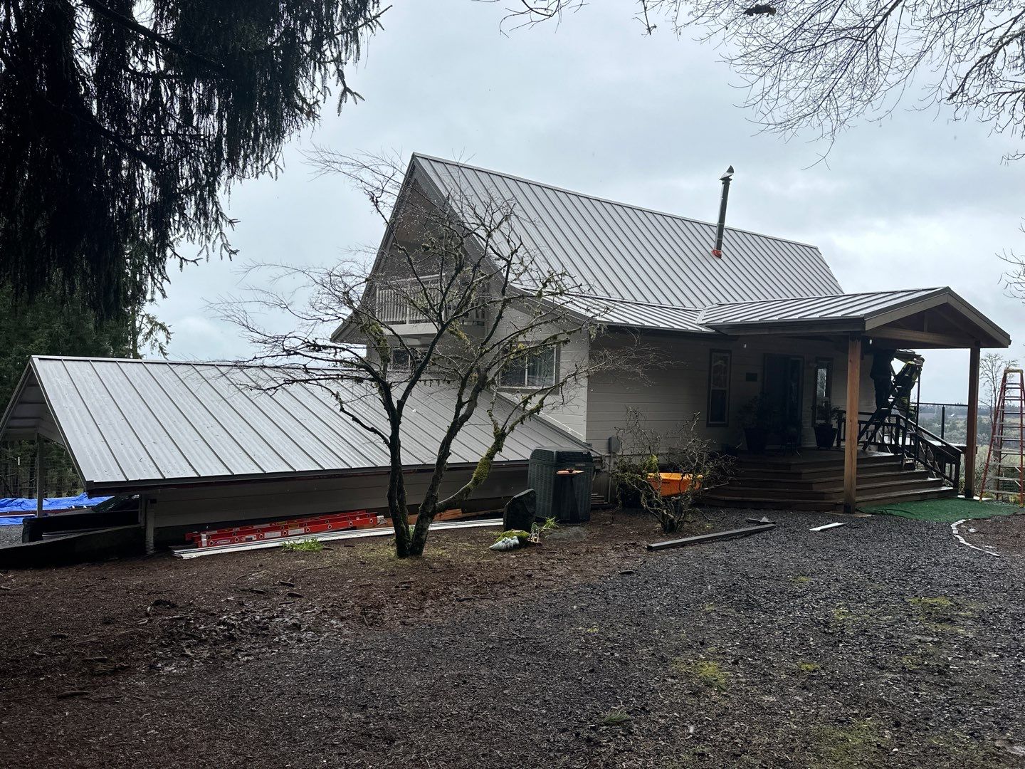Light Stone Standing Seam by Reimagine Roofing