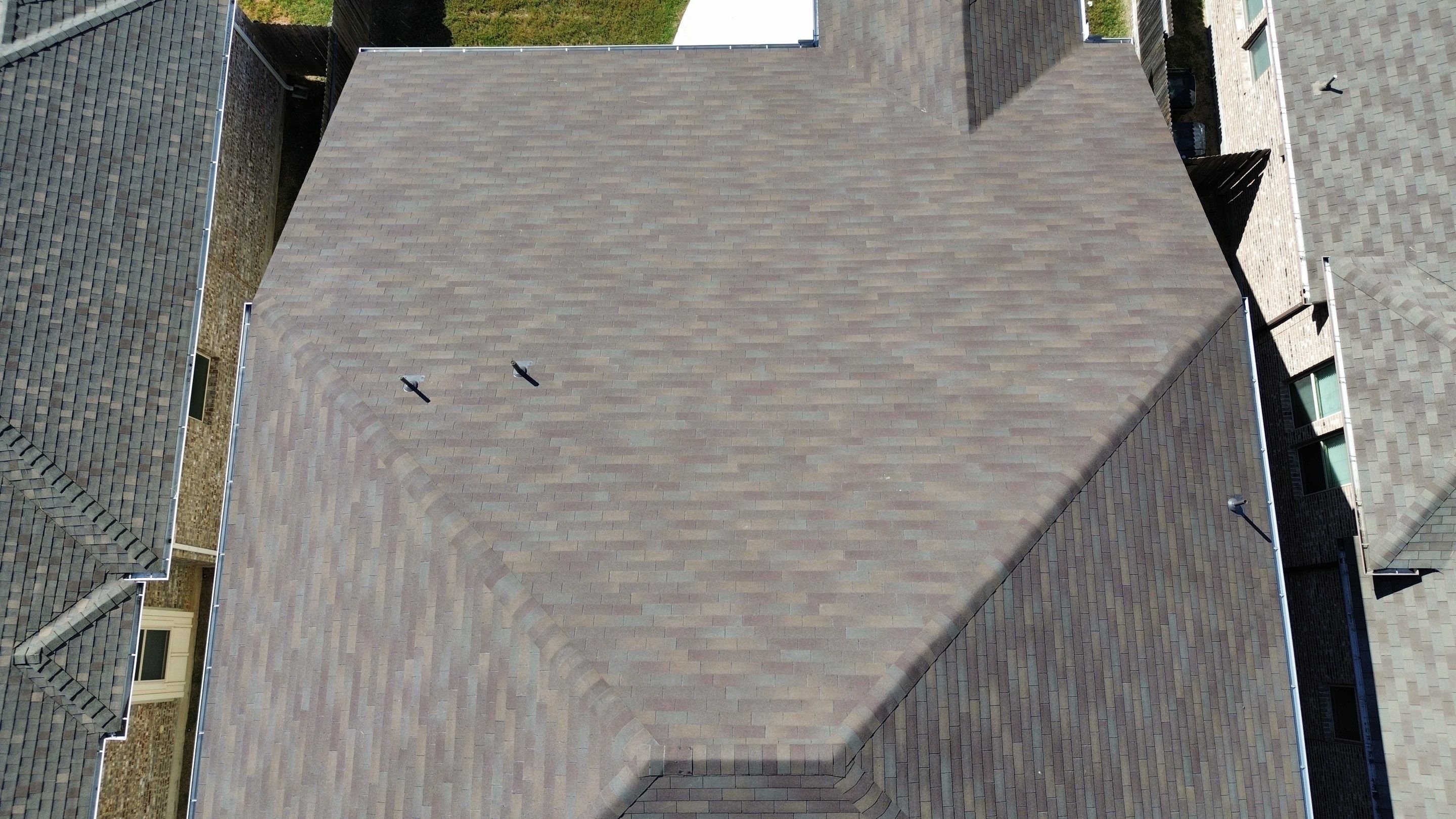 Residential Roof Installation ā Supreme Teak Shingles | Leander, TX by Kstylez Roofing & Construction