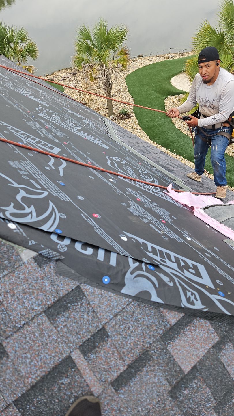 Residential Roofing Installation using Owens Corning Duration Midnight Plum by Indigo State Roofing