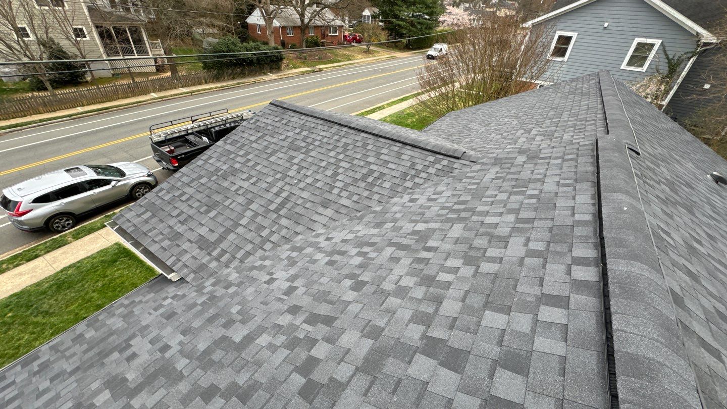 Arlington CertainTeed Landmark Pro Roof in Max Def Moire Black by RM Banning, Inc.