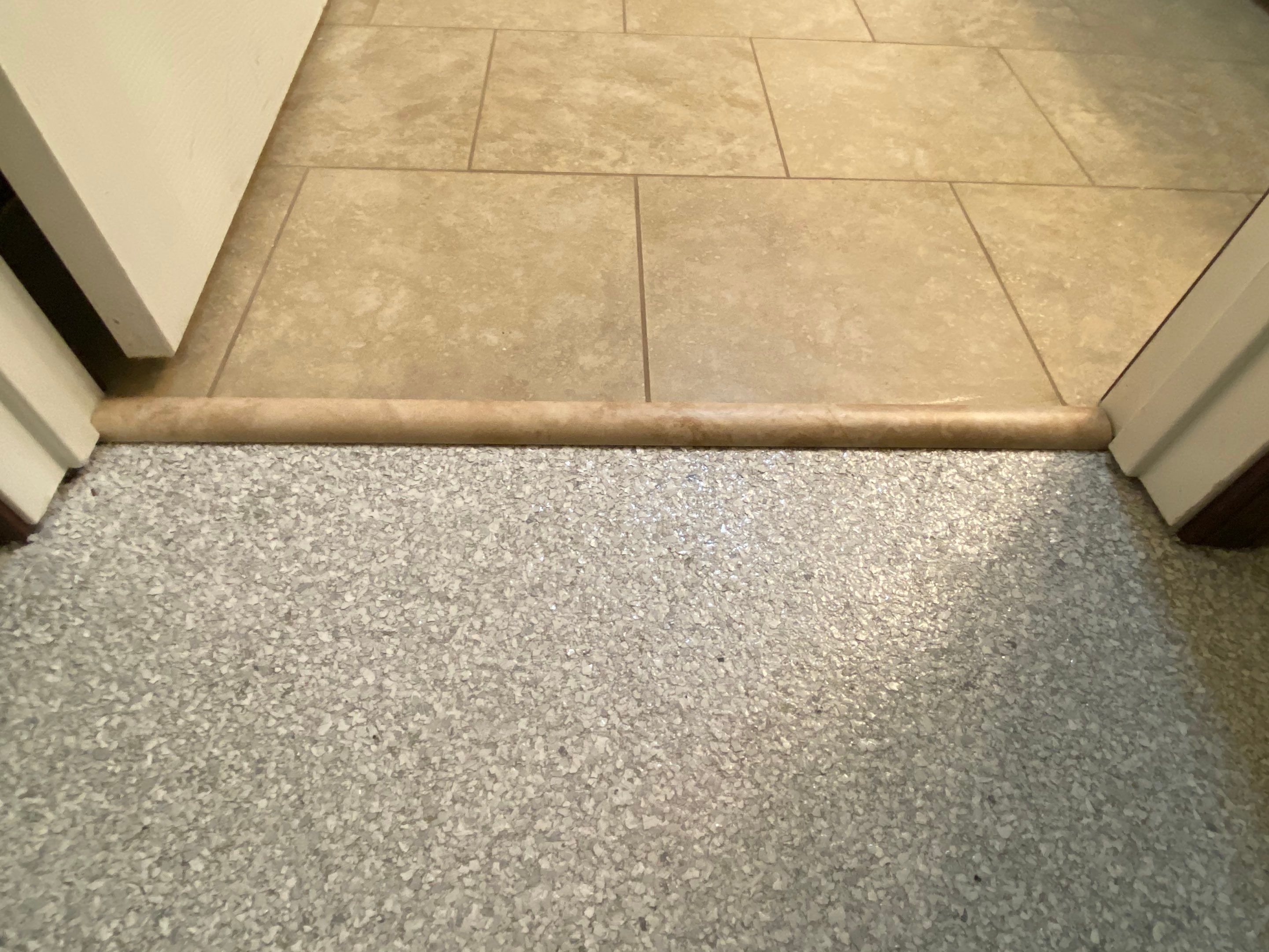 Basement Transformation using Ash Colorway by Croc Coatings, LLC