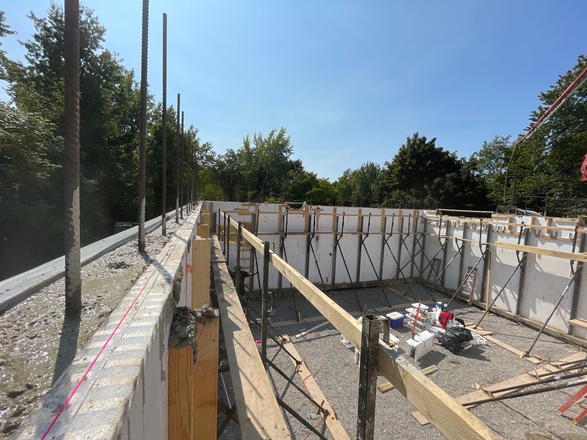 Voss Residence 3 story ICF Home on Lake Michigan by Burlington Concrete & Asphalt Inc