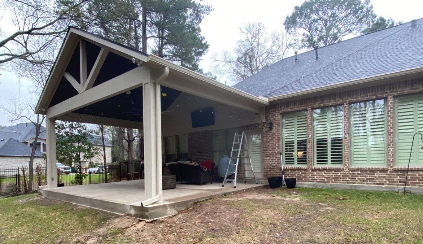 Patio, Bathroom Remodel by Houston Roofing & Construction