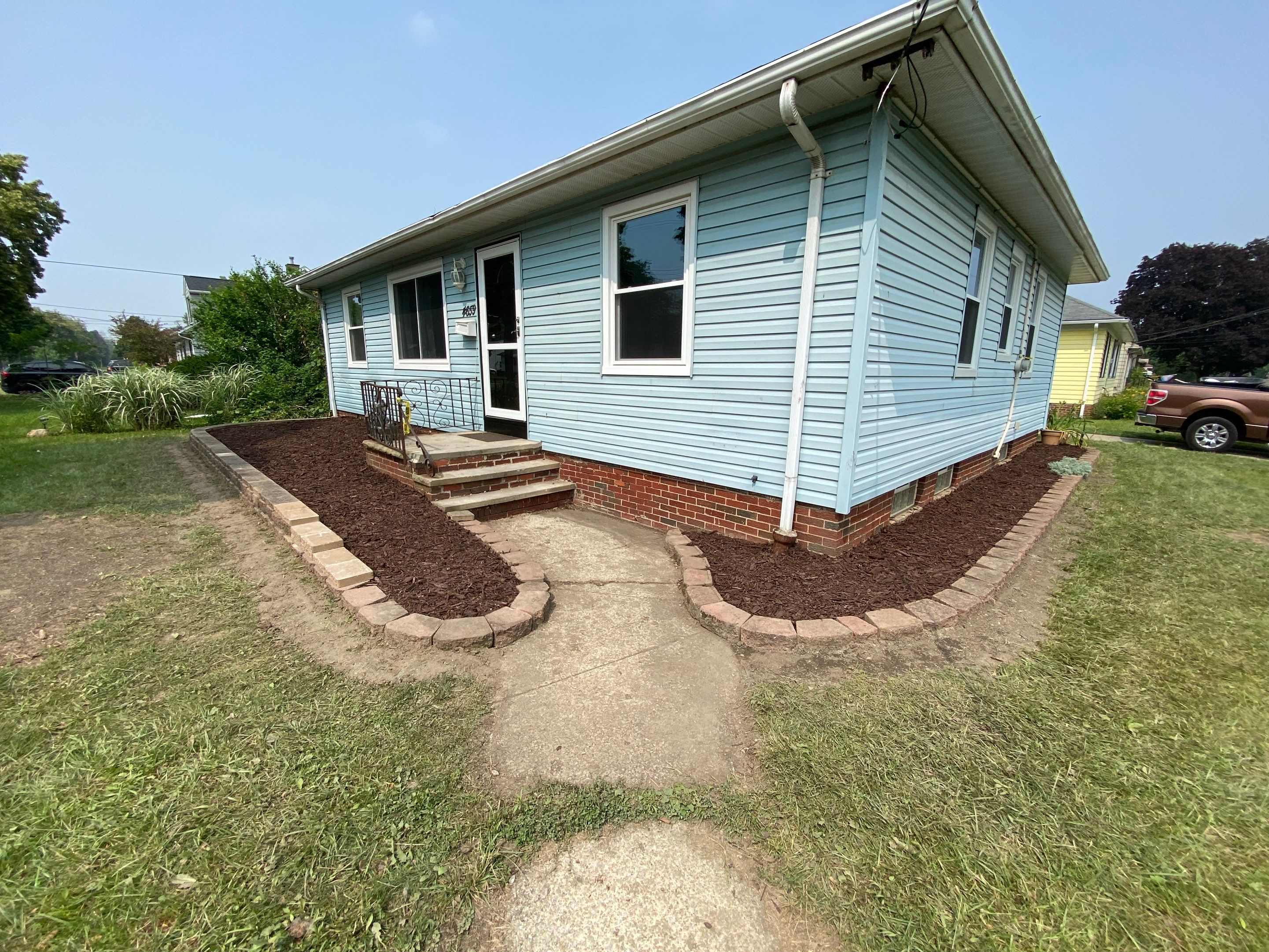 Hardscape Wall Rebuild by Elm Rose Gardens