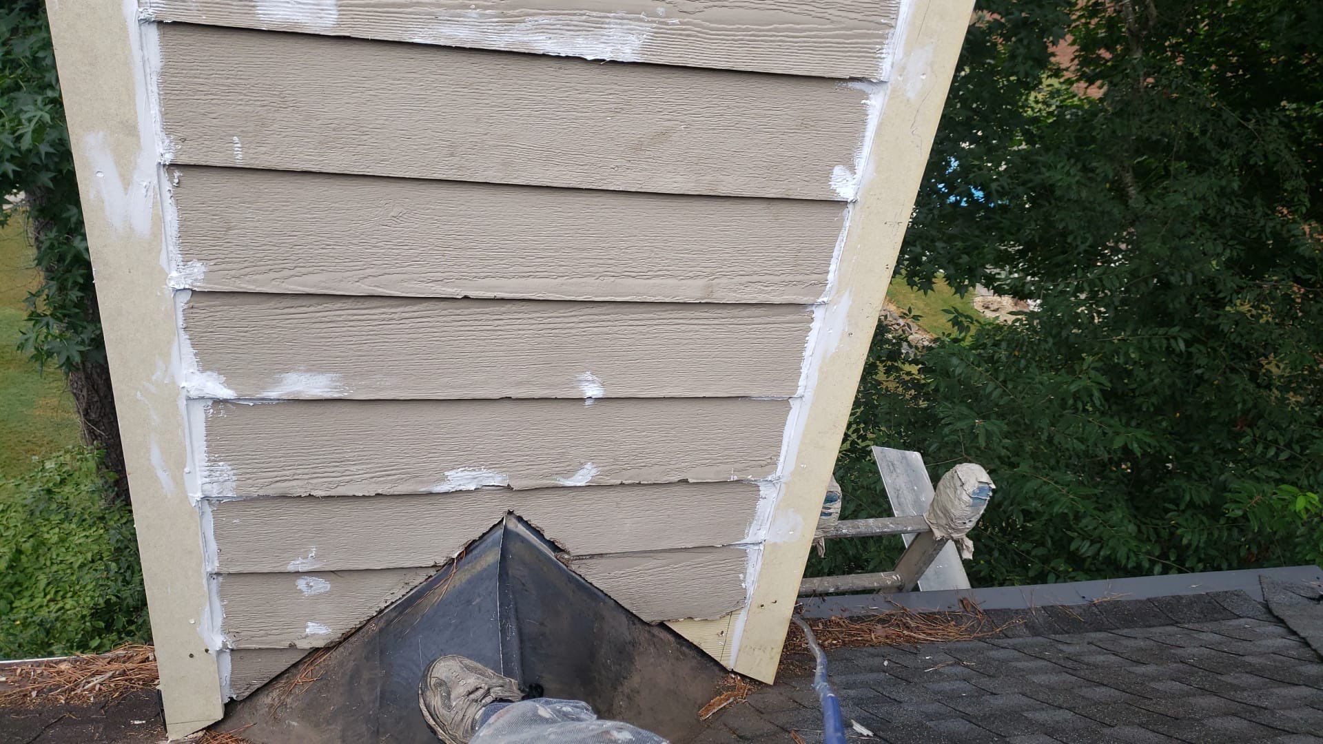 Exterior Painting and Siding Wood Rot Repair in Kennesaw by Swift Home Renovations