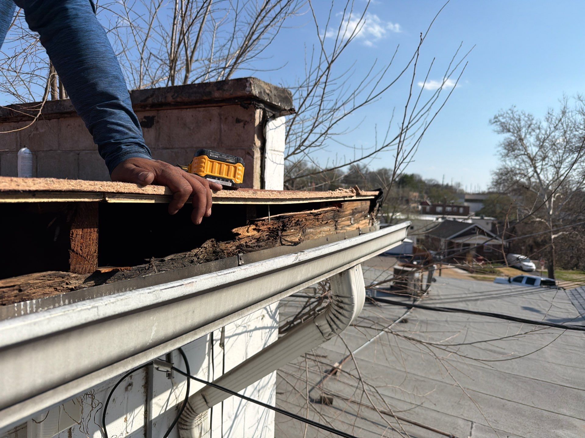 Flat Roof Replacement with New TPO Membrane in St. Louis by Acute Roofing And Exteriors 