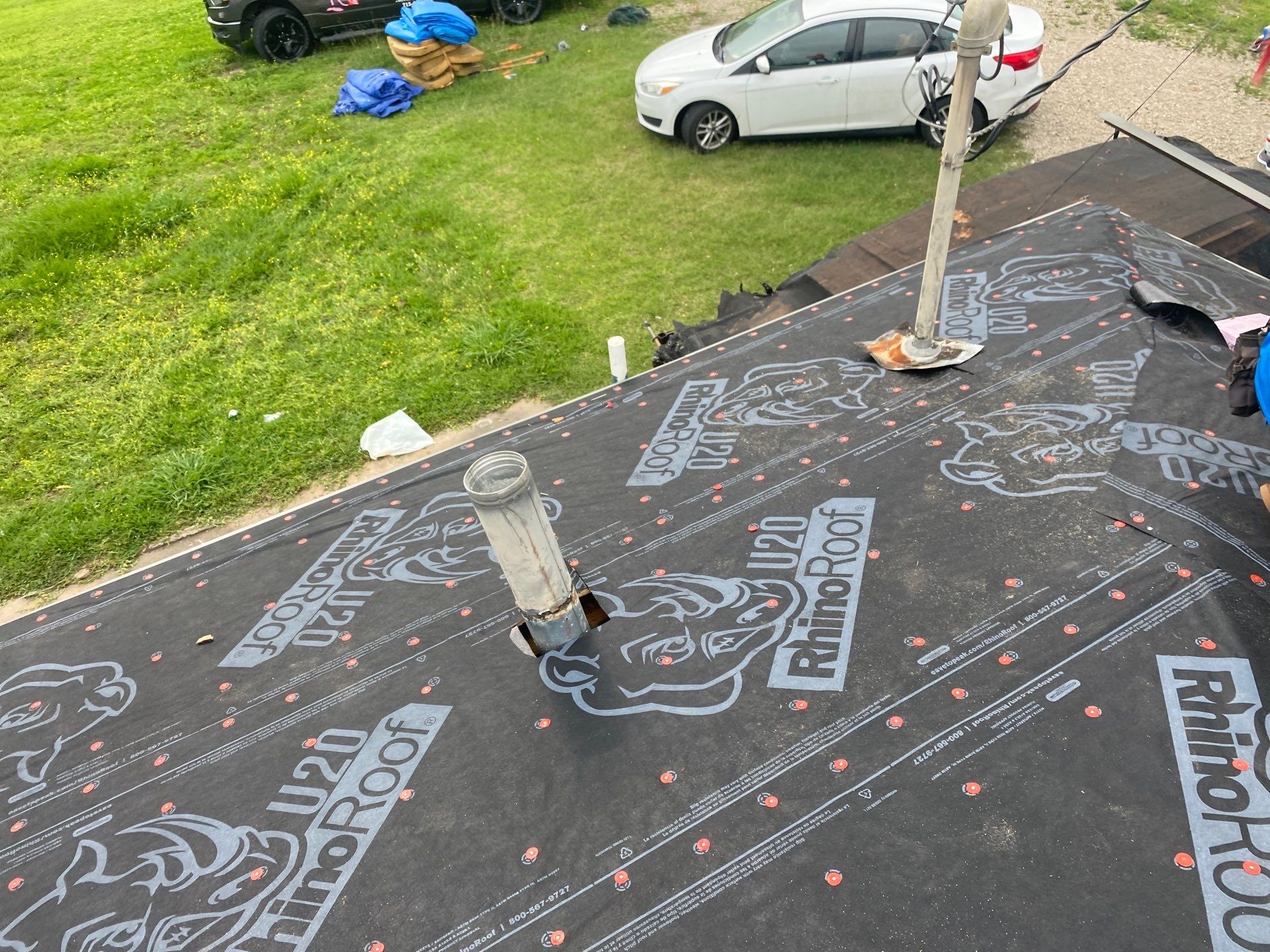 Residential Roofing Installation using Owen's Corning Duration (Lifetime) Shingles by Roof Repair Company