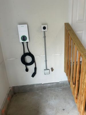 EV Rated 14-50R Receptacle Installed 