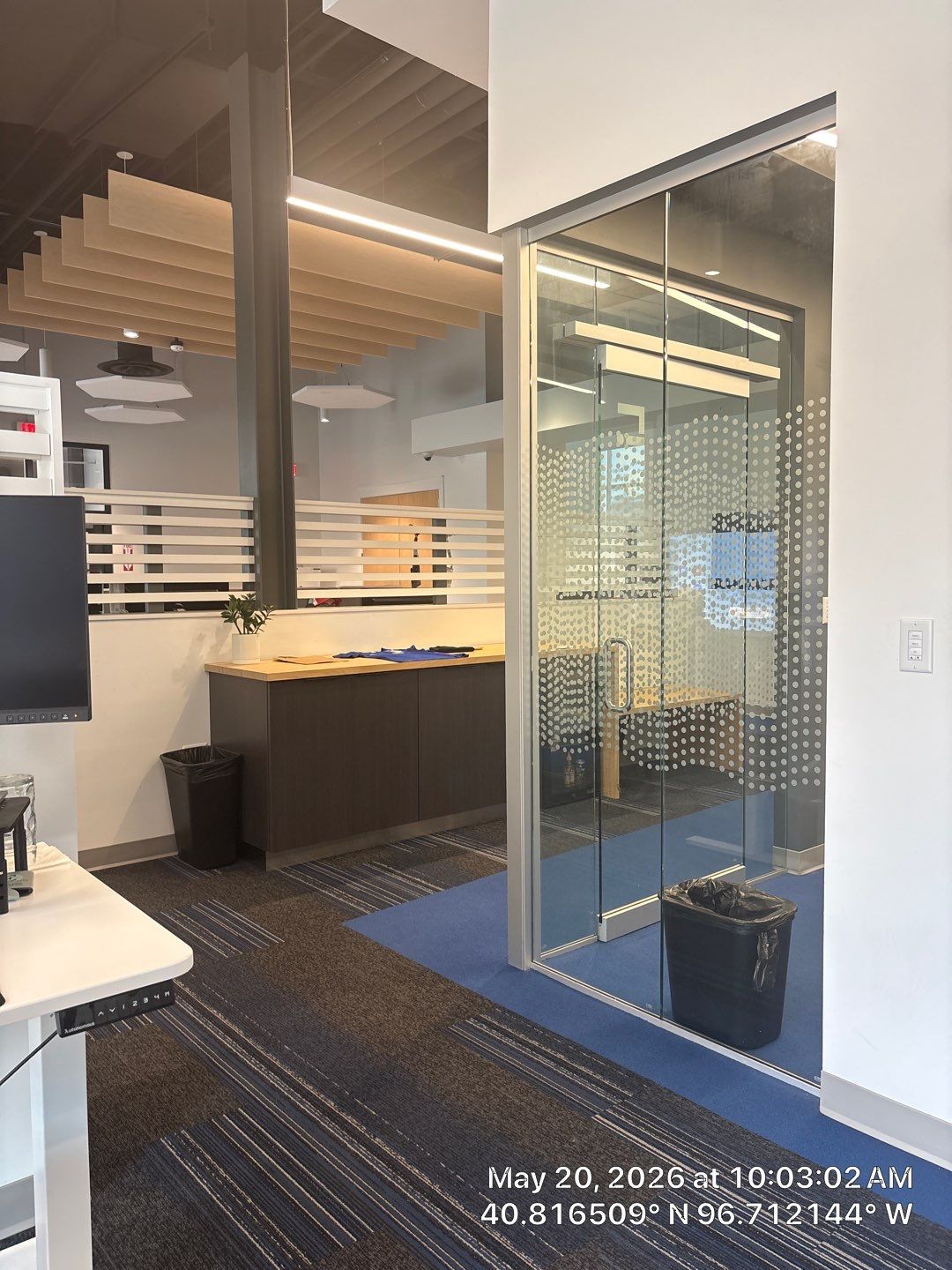 Modern Office Interior Build Out with Acoustic Ceilings in Lincoln by CompanyCam Sales Demo