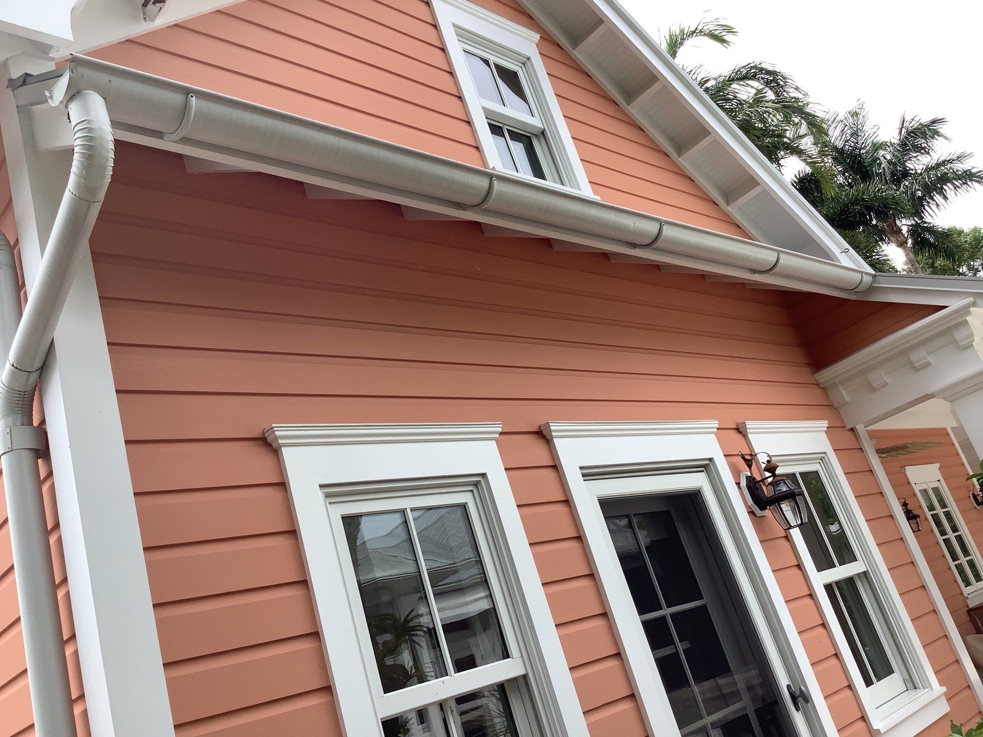 Half-Round Gutters Installation in Boca Grande FL by Gutter Professors