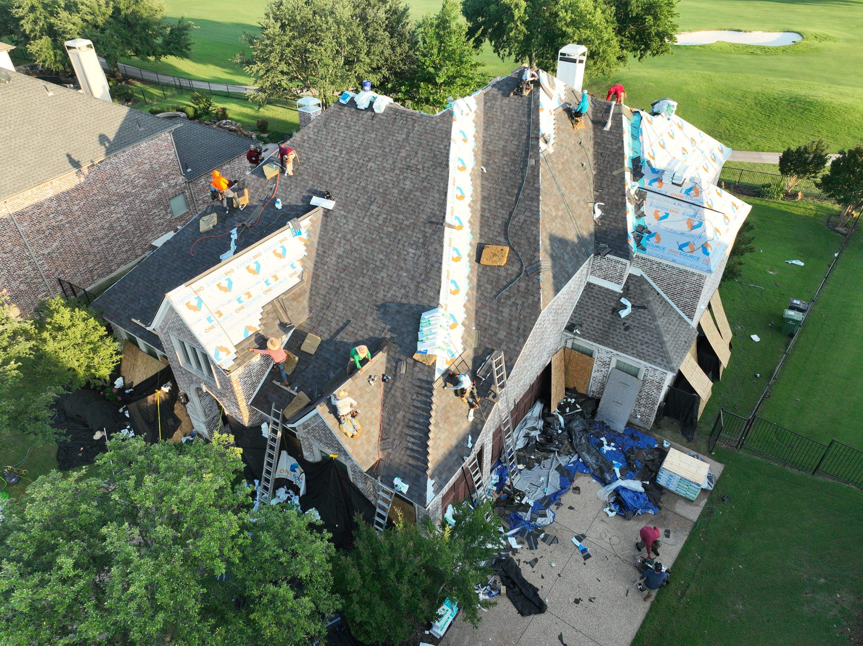 Residential Roofing Installation using Malarkey Vista Black Oak by OneSource Roofing and Restoration