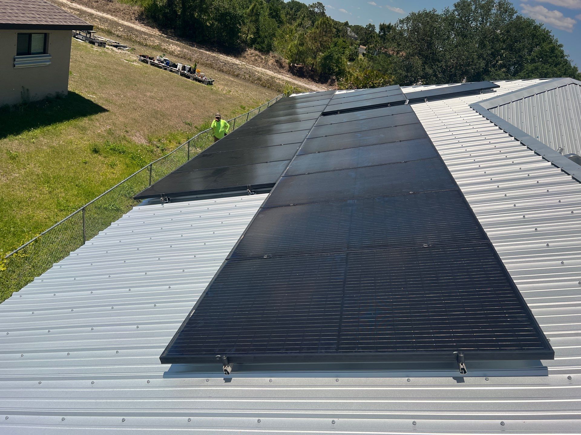 Residential Roofing Installation using Durabull Classic Rib Panel by Durabilis Roofing INC