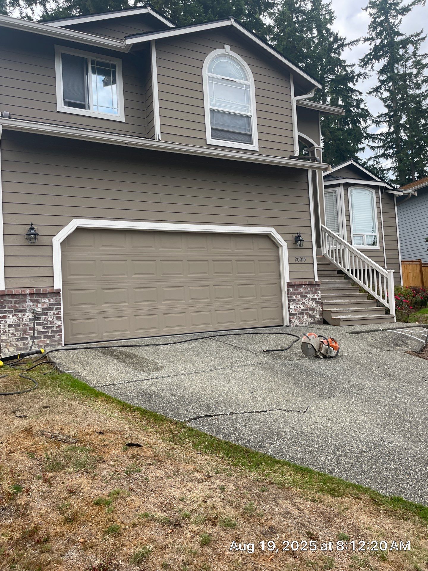 Concrete Driveway and Steps Renovation | Bothell  by Jireh Asphalt & Concrete Inc 
