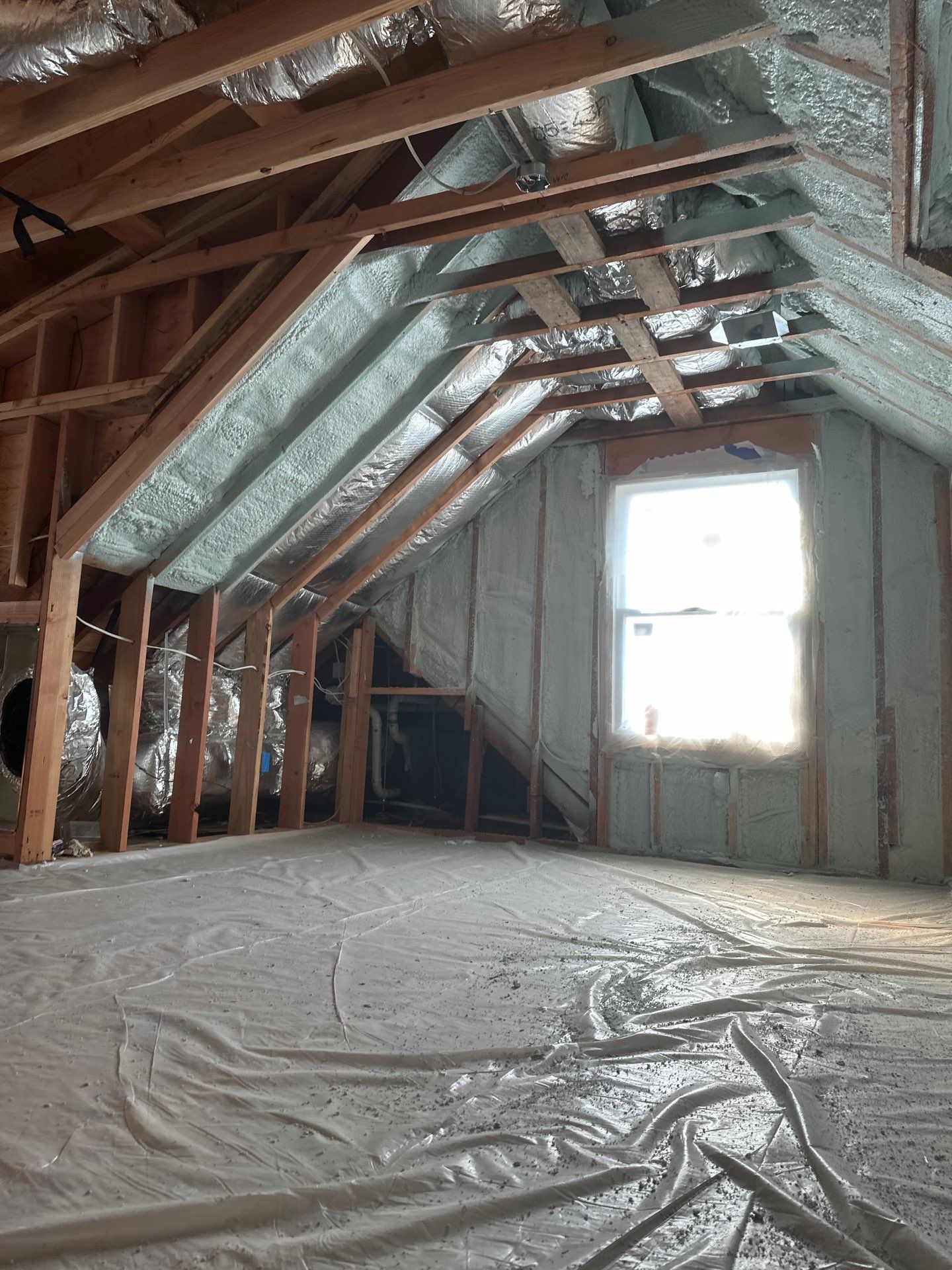 New Home Construction using Closed Cell Spray Foam by NYS Foam & Energy
