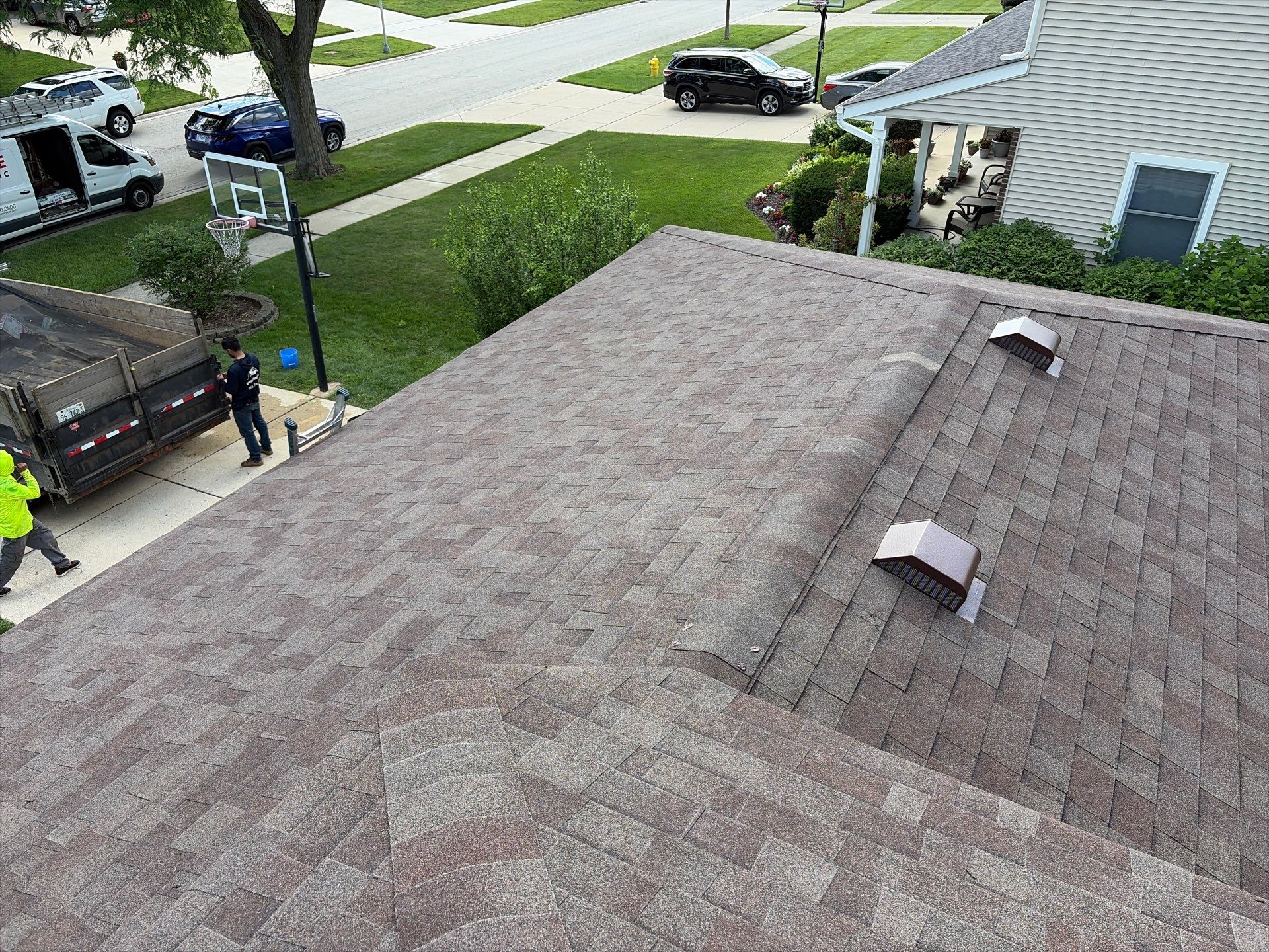Full Residential Roof Replacement and Decking Repair in Wheaton by Pro Home Services Inc