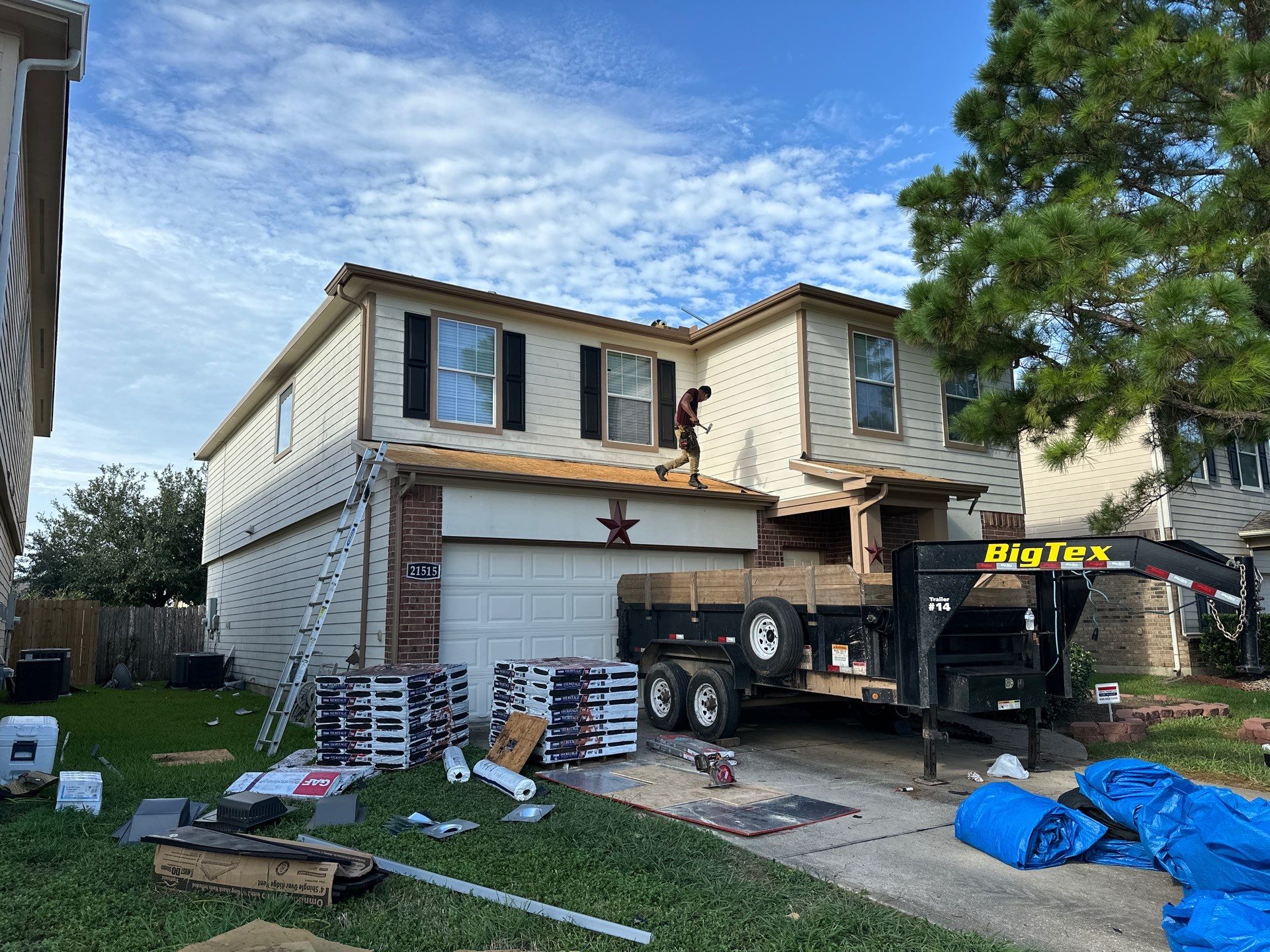 Project in Katy by Motion Roofing