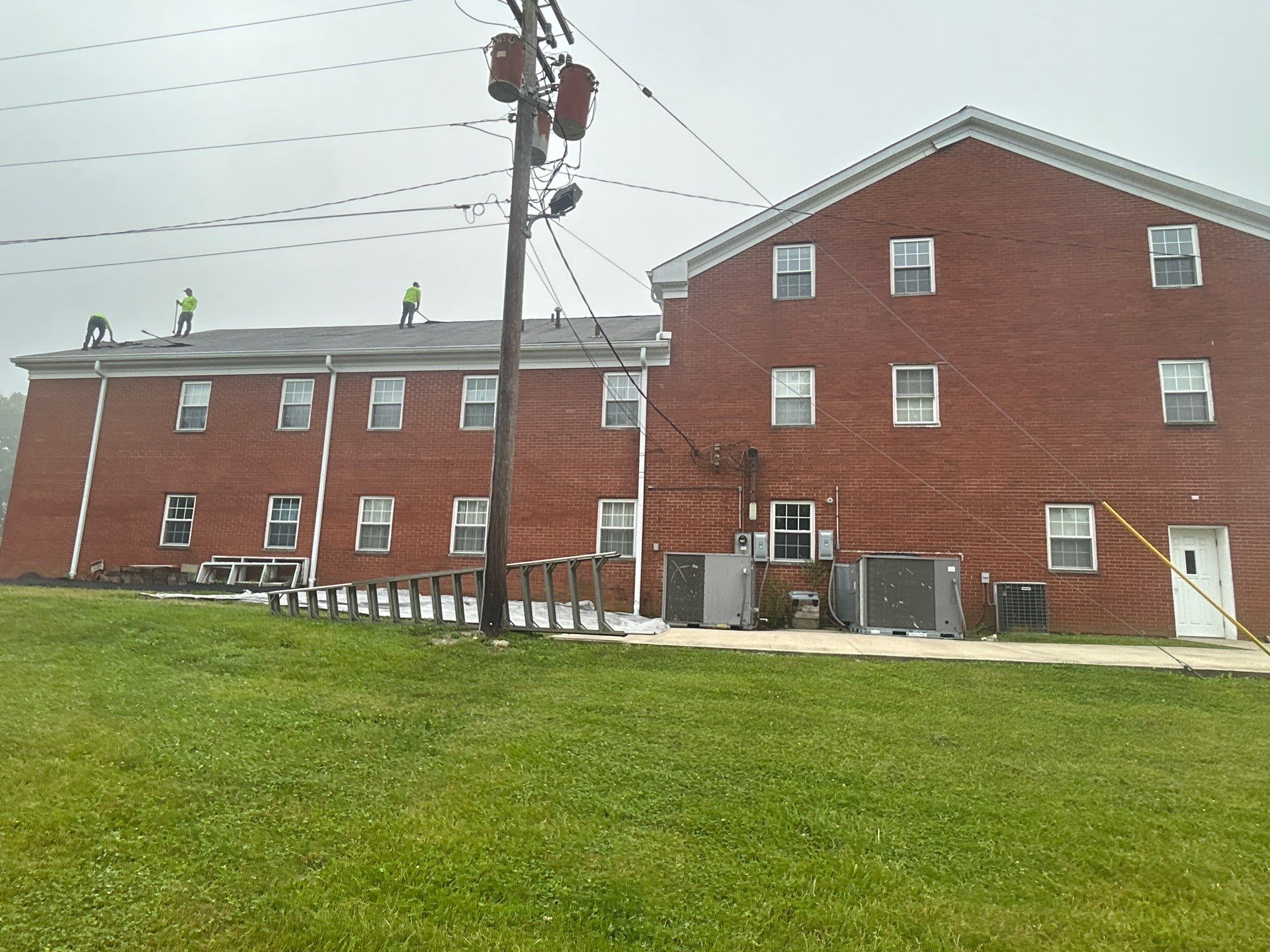 Commercial Roofing Installation using Performance Shingles by Mr. Roofer