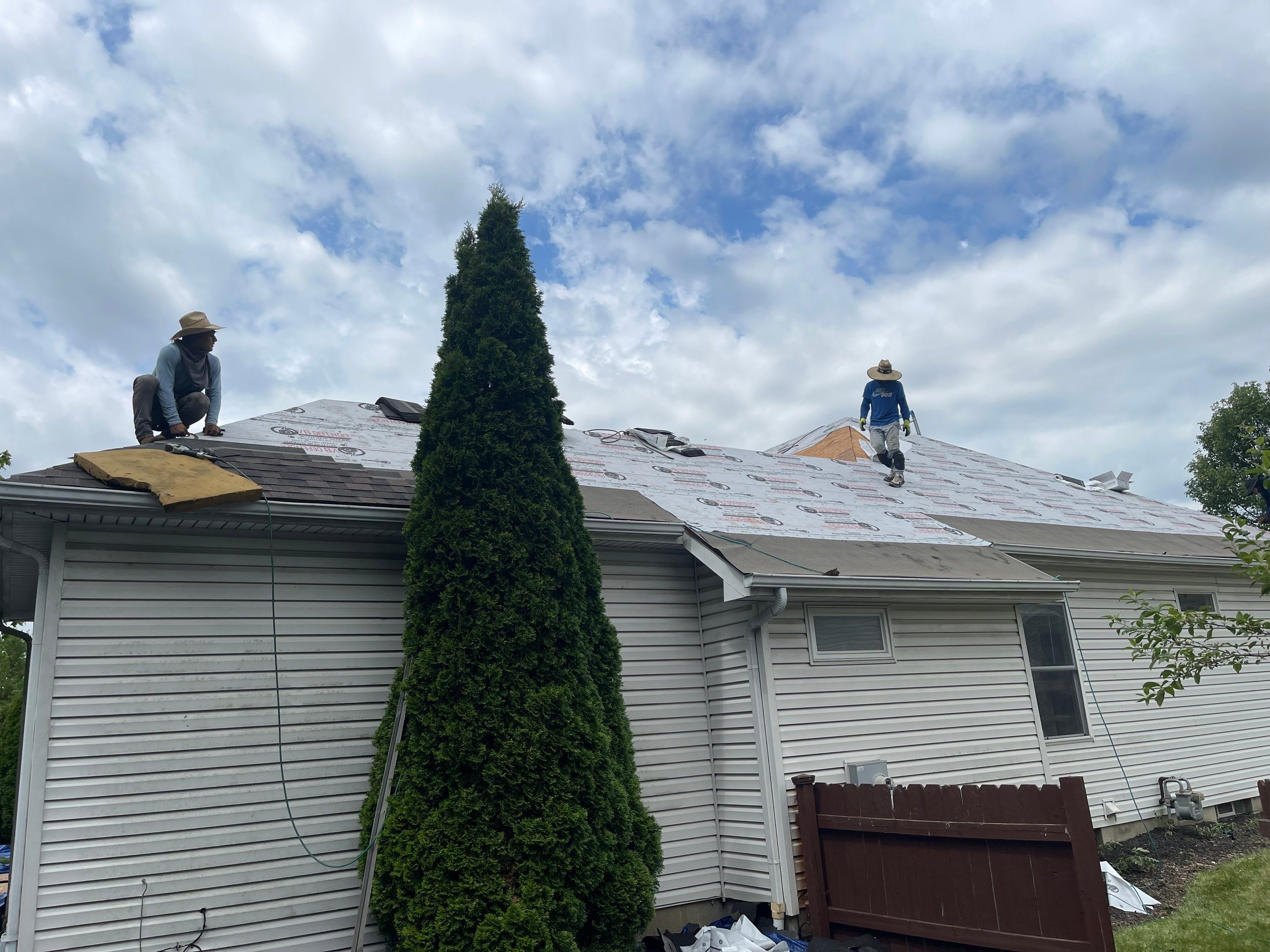 Residential Roofing Installation using IKO dimensional shingles by SOS Home Ohio 