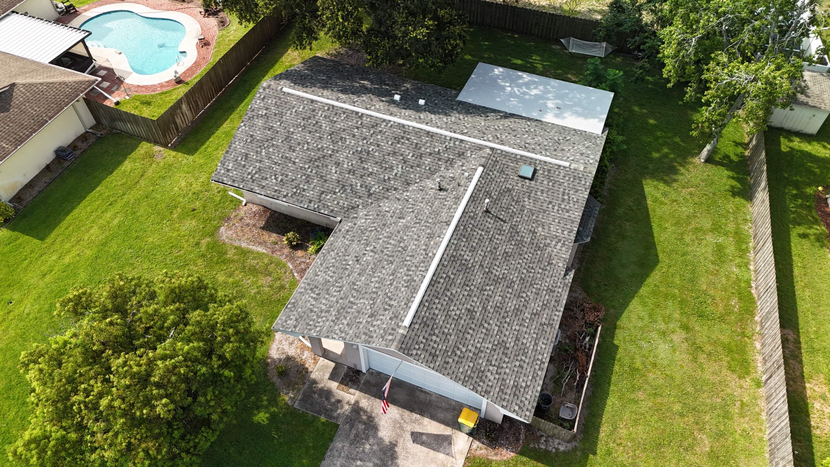 Melbourne Home Roof Replacement with Tamko Titan Thunderstorm Gray Shingles
