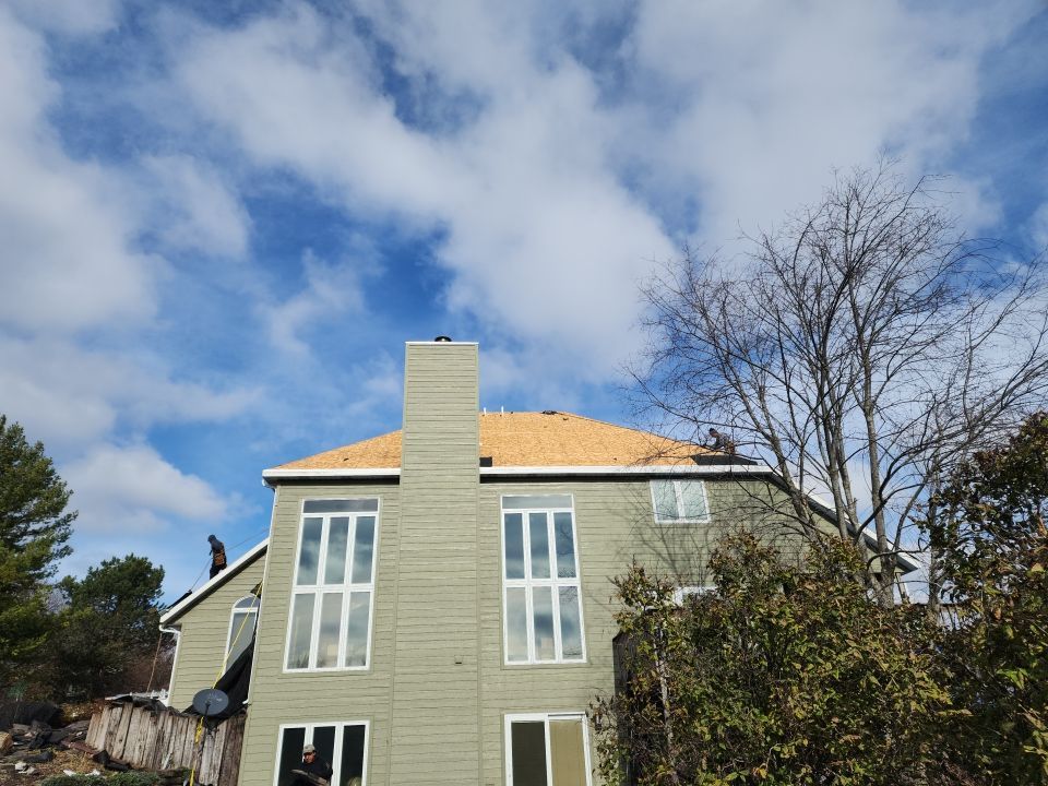 Residential Roof Installation in Plymouth, WI by Gellings Roofing & Siding