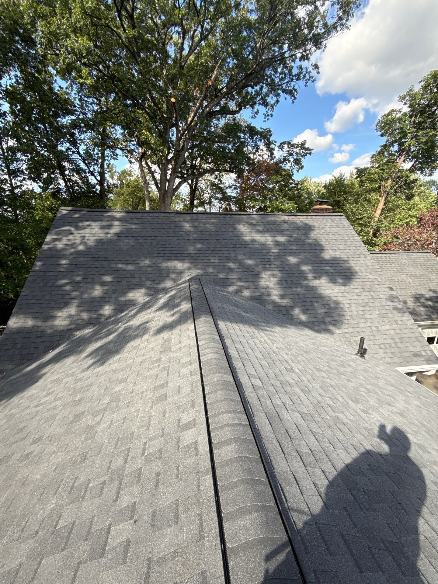Falls Church: Residential Roof Replacement with CertainTeed Landmark in Moire Black  by RM Banning, Inc.