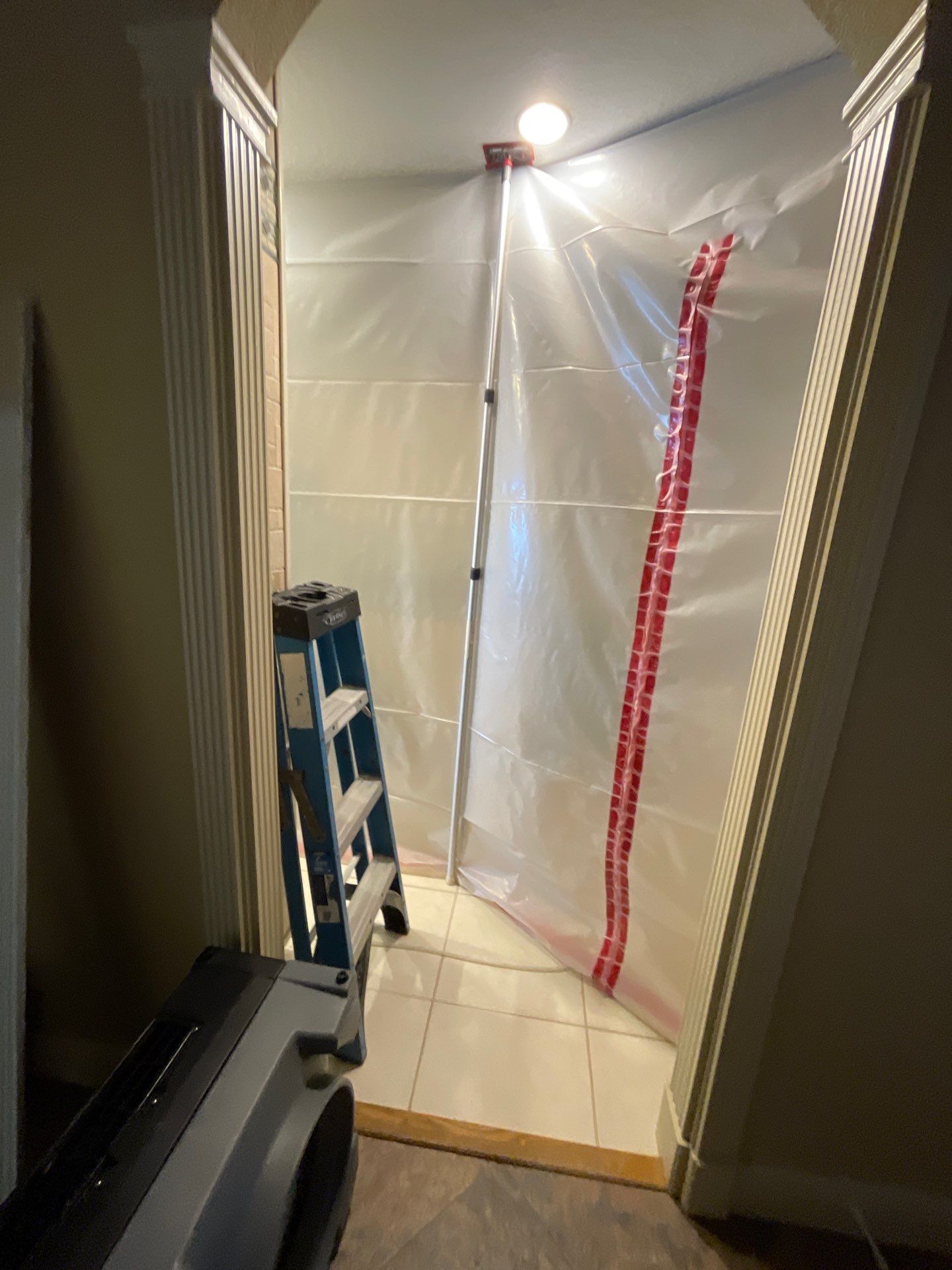 Mold remediation and rebuild of kitchen and living areas by Bay Coast Restoration 