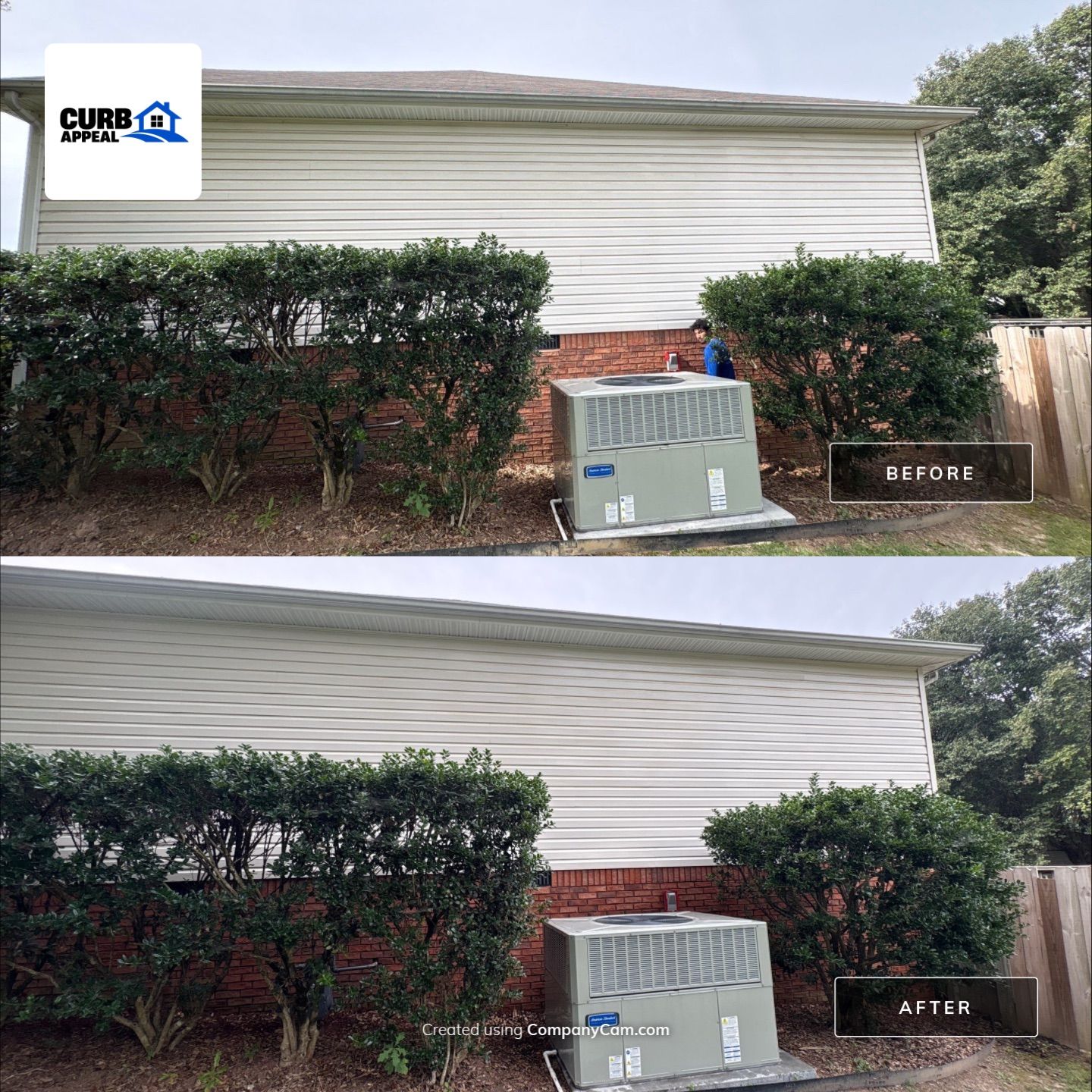 Residential House Wash and Gutter Debris Removal in Soddy-Daisy by Curb Appeal 