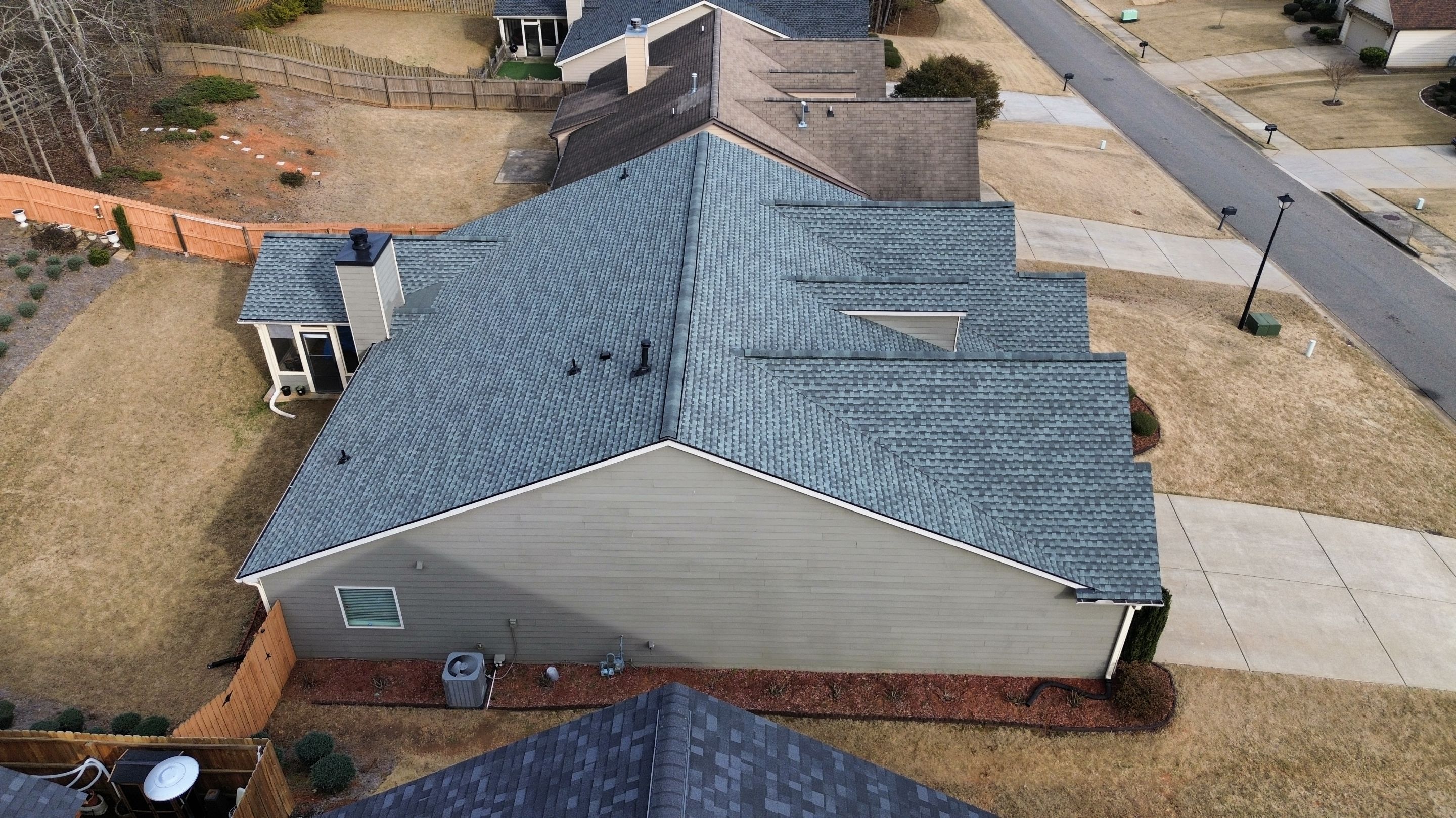 Cumming, GA Roof Replacement, GAF Ultra HDZ Slate by Reset Roofing