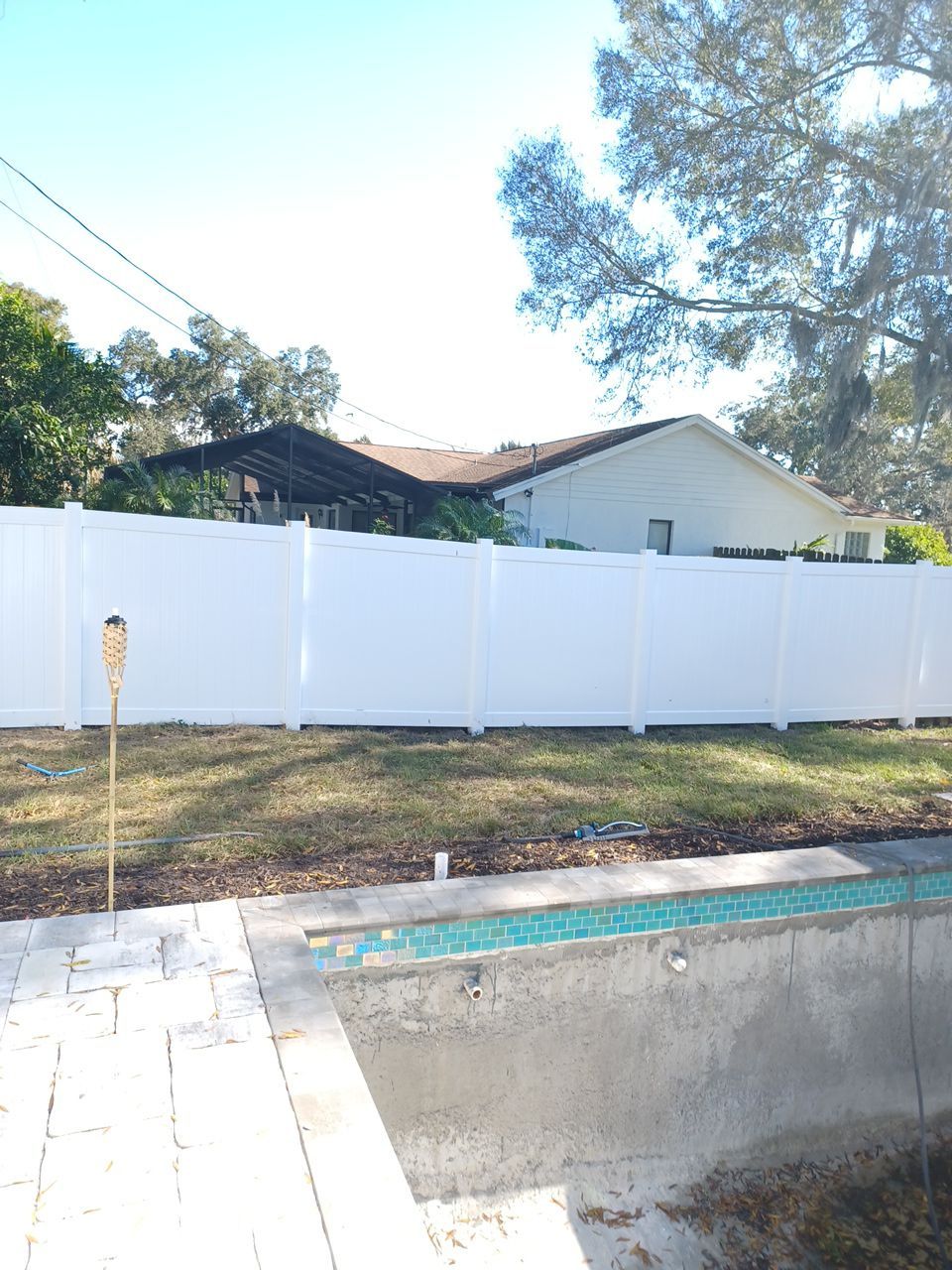 Venice, FL 6 ft. Tall White Vinyl Privacy Fence  by Asap fence and gates, LLC