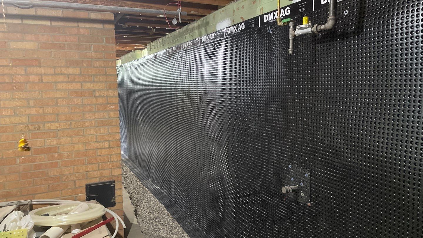 Interior Drain Tile & Wall Drainage in Southwest Minneapolis by Waterproofing Northeast