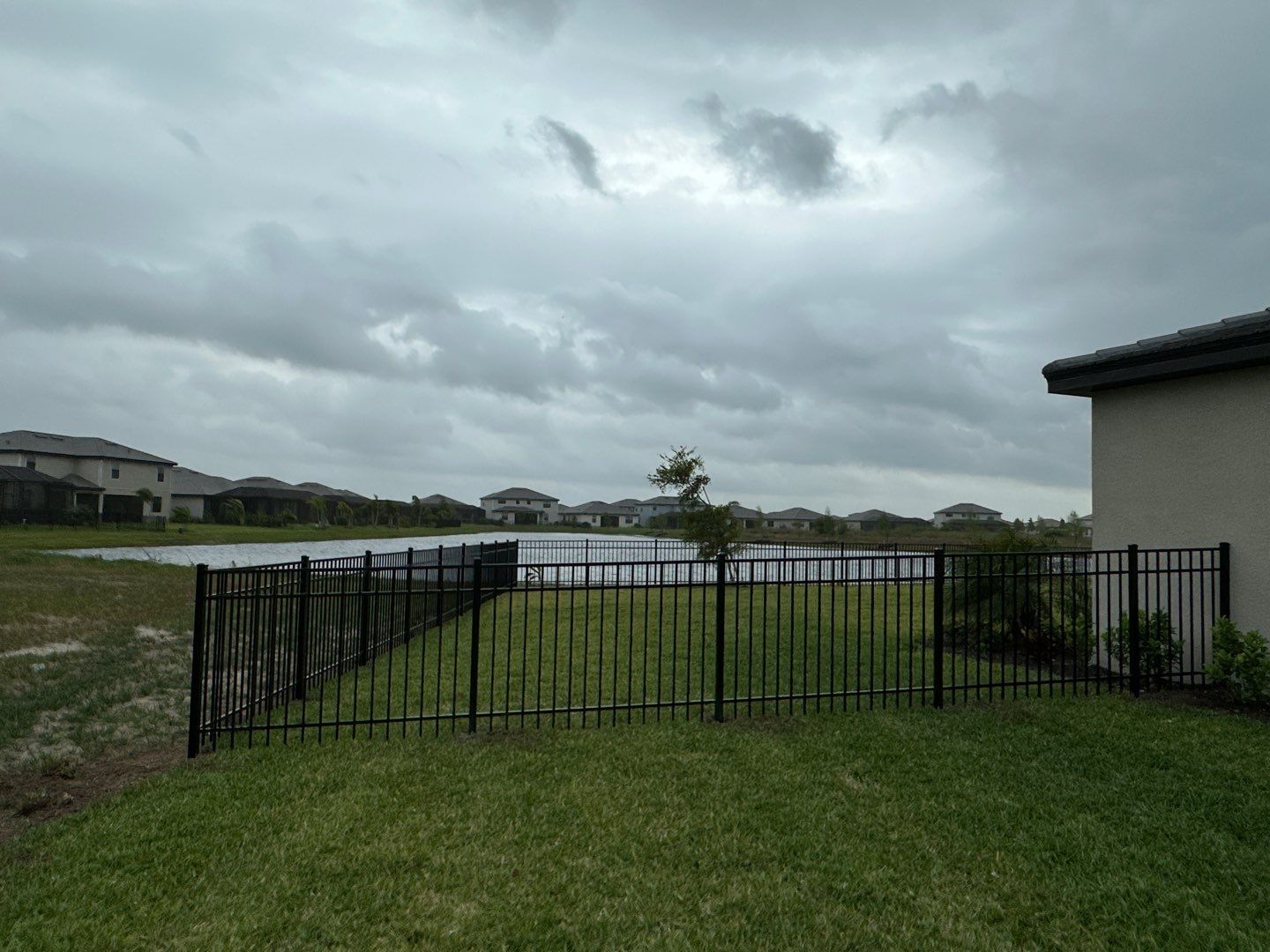 Aluminum Fence Installation using Black 3 Rail Aluminum Fence by Asap fence and gates, LLC