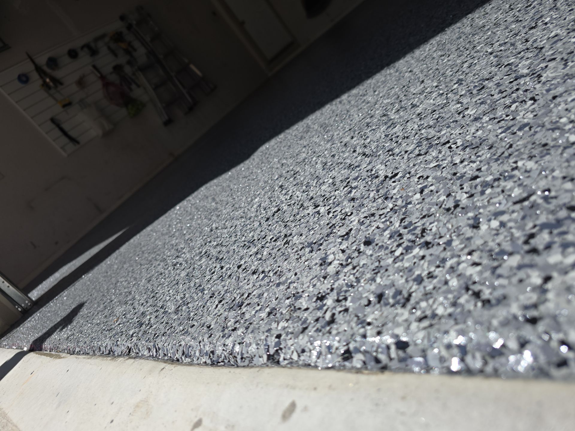 Nighfall color flake it is an elegant option by Opus Renovations 