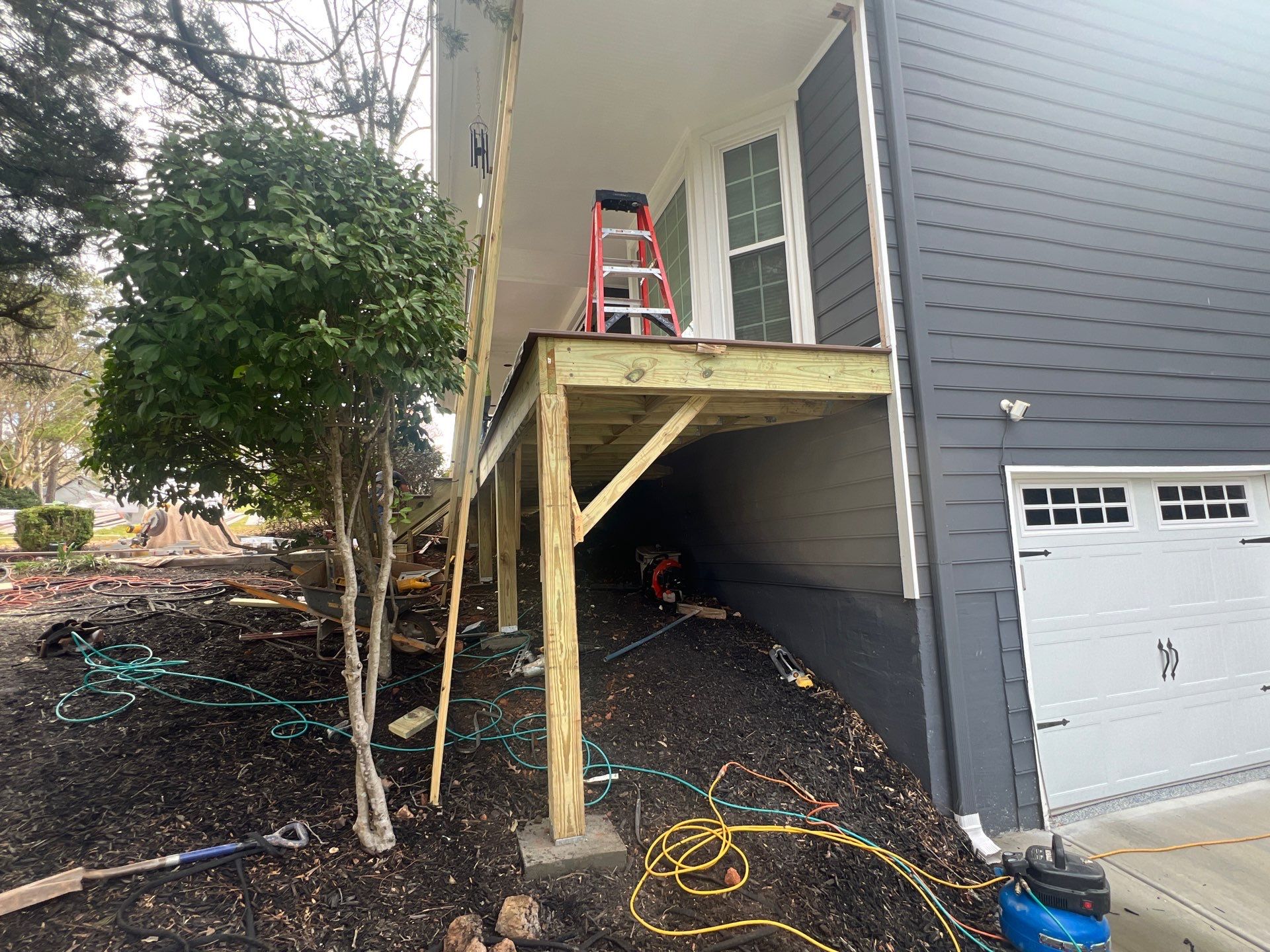 Front porch renovation by Swift Home Renovations 