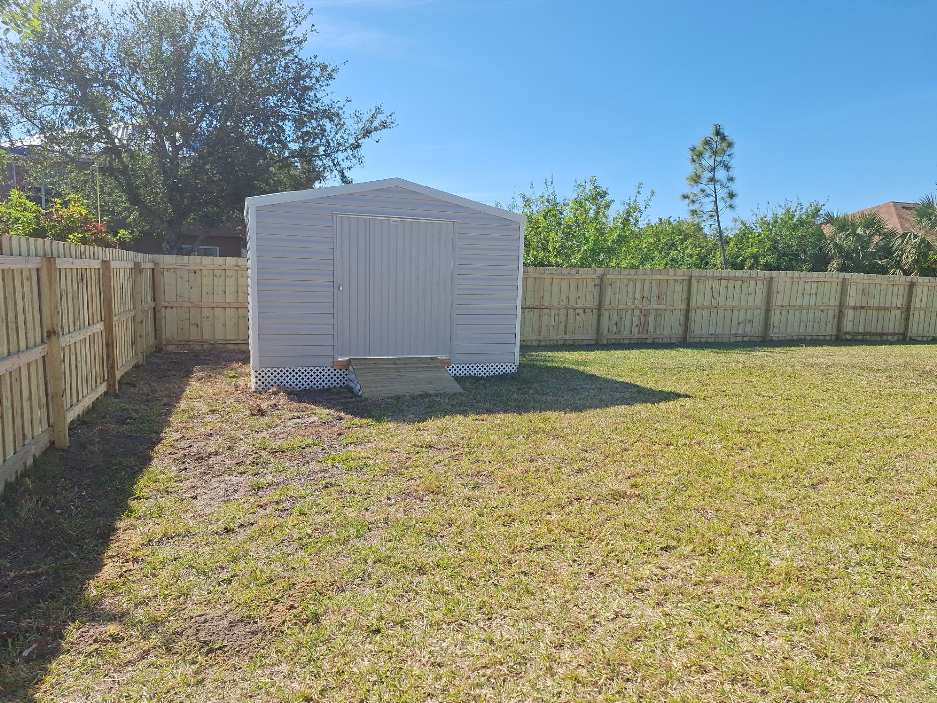Wood Fence Installation using 6Ft Pressure Treated Wood Board On Board Privacy Fence by Asap fence and gates, LLC