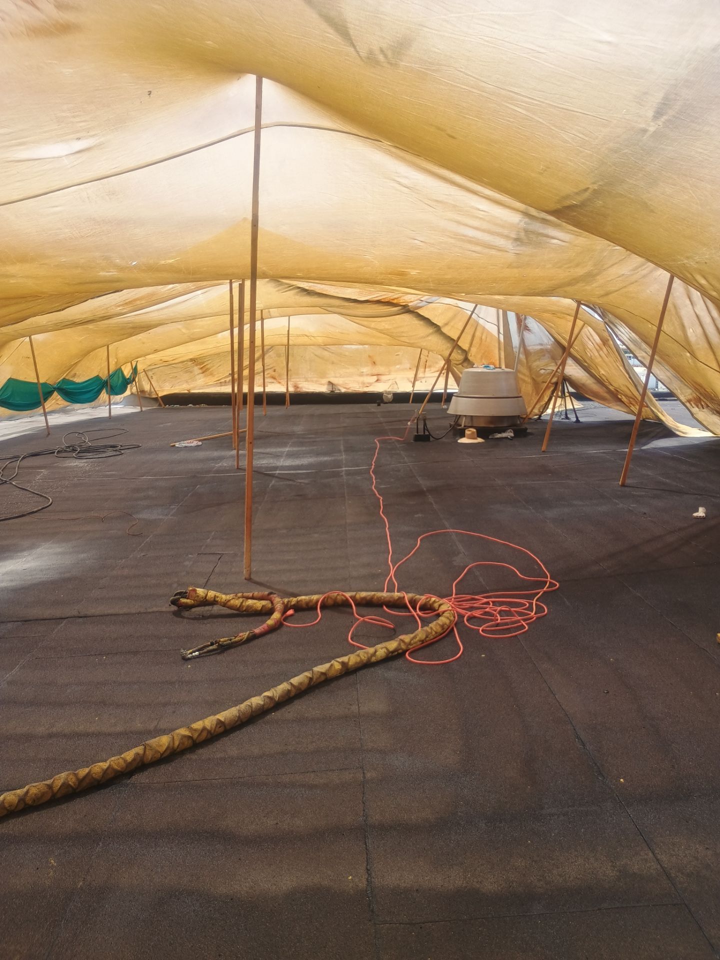 Pro Farms Spray foam roofing project by Straight Edge Roofing Inc